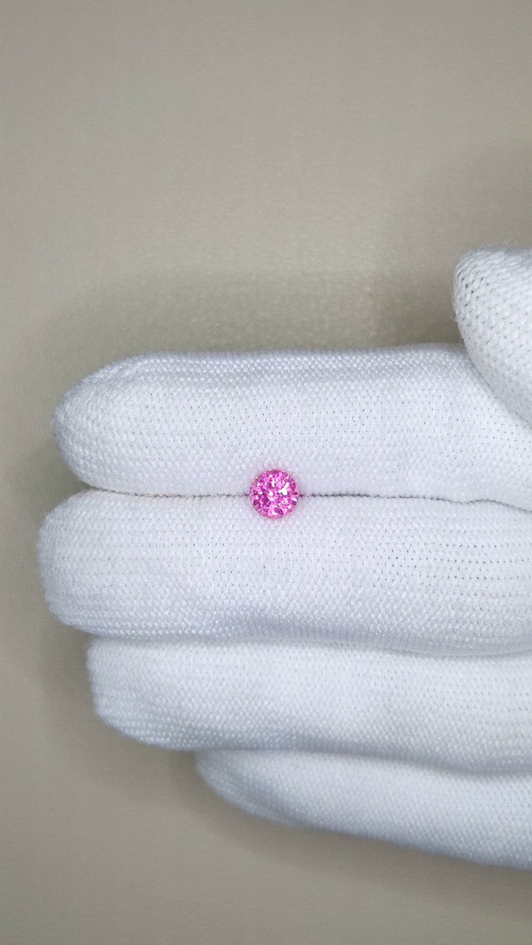 0.85 Ct. Pink Sapphire from Ceylon (Sri Lanka) Size Video