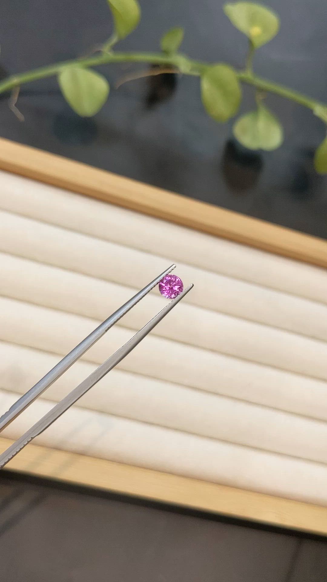 0.85 Ct. Pink Sapphire from Ceylon (Sri Lanka) Size Video
