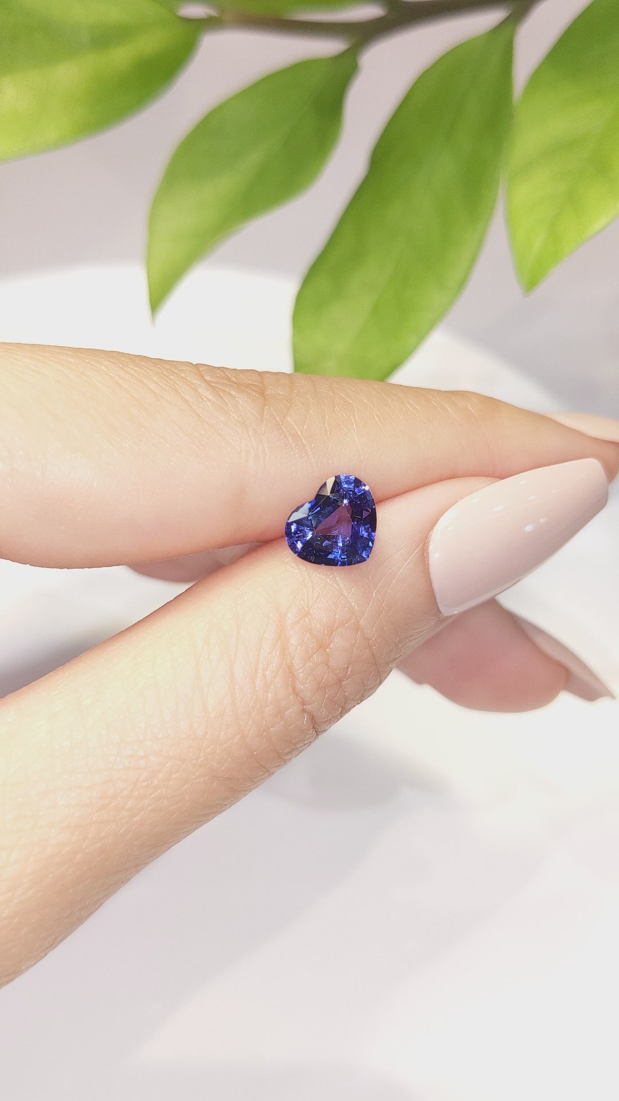 2.01 Ct. Color Change Sapphire from Ceylon (Sri Lanka) Size Video