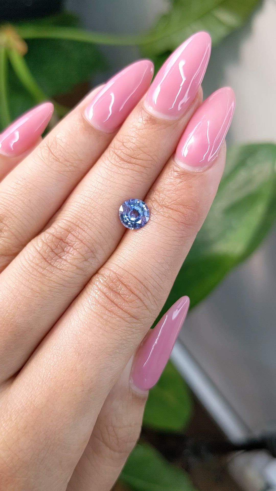 1.19 Ct. Blue Sapphire from Ceylon (Sri Lanka) Size Video