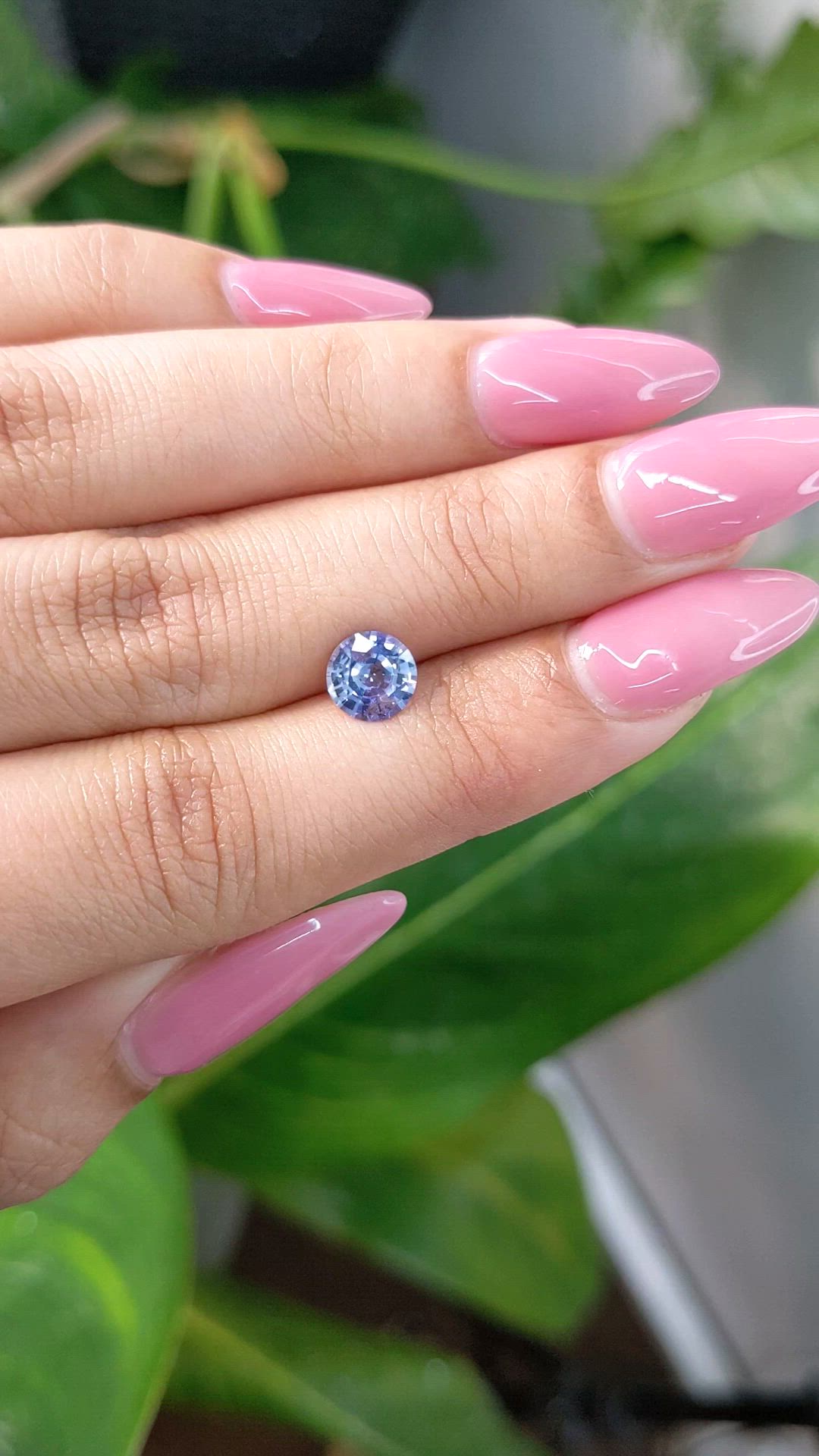 1.19 Ct. Blue Sapphire from Ceylon (Sri Lanka) Size Video