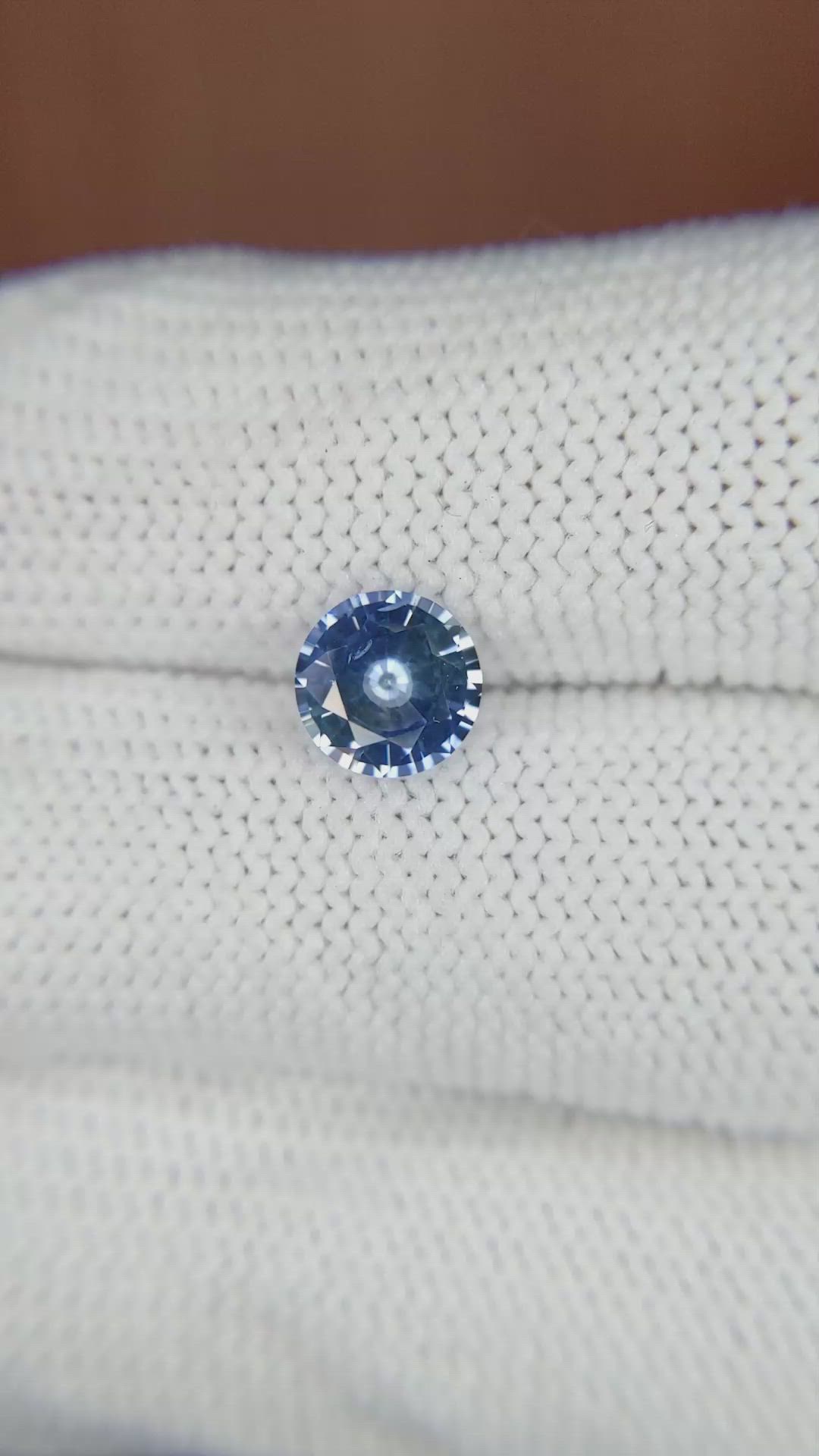 1.19 Ct. Blue Sapphire from Ceylon (Sri Lanka) Size Video