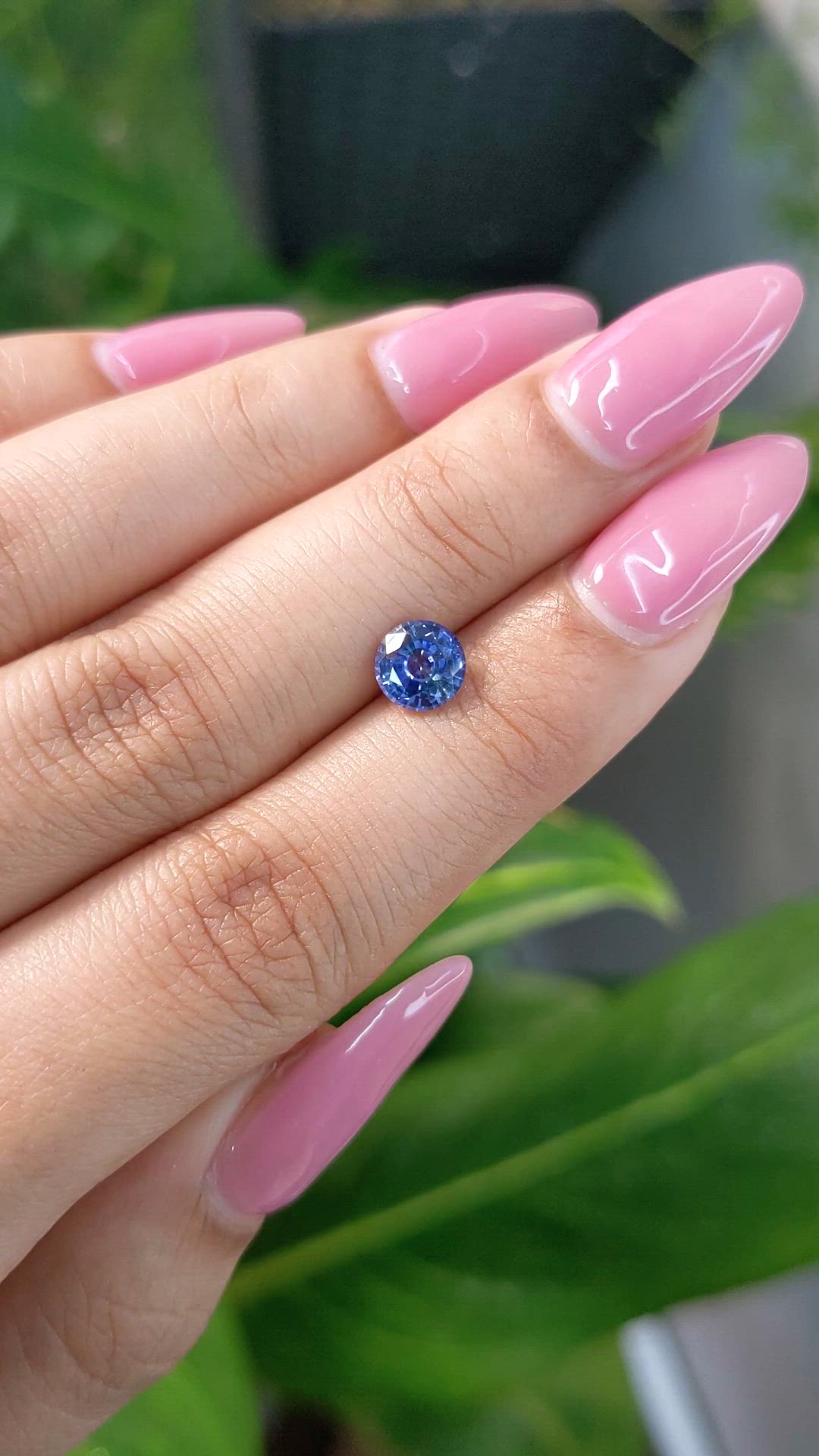 1.13 Ct. Blue Sapphire from Ceylon (Sri Lanka) Size Video