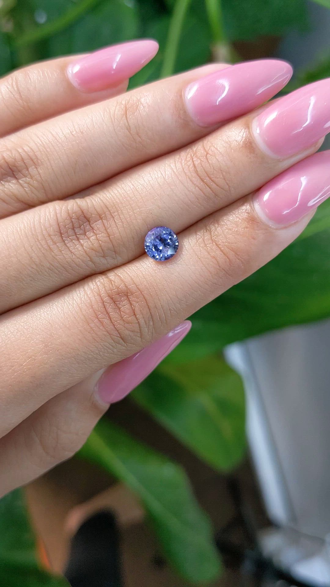 1.34 Ct. Blue Sapphire from Ceylon (Sri Lanka) Size Video