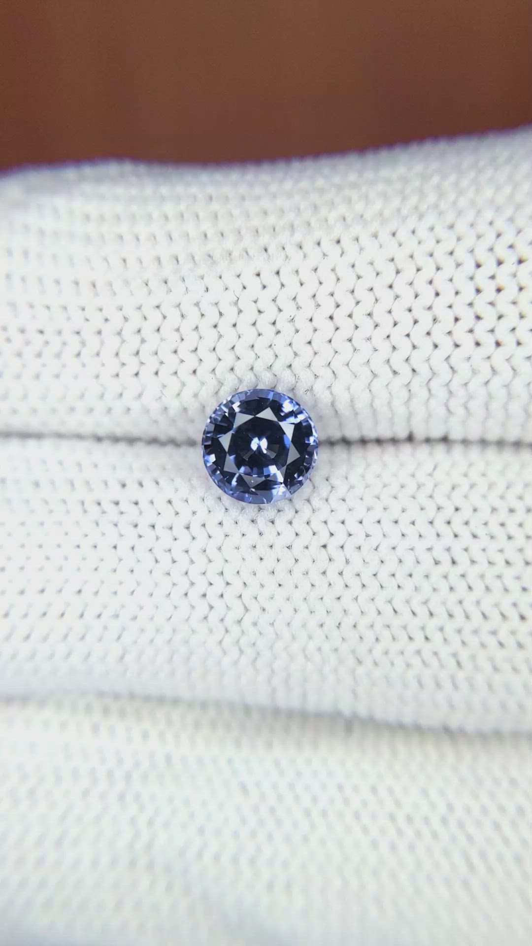 1.34 Ct. Blue Sapphire from Ceylon (Sri Lanka) Size Video