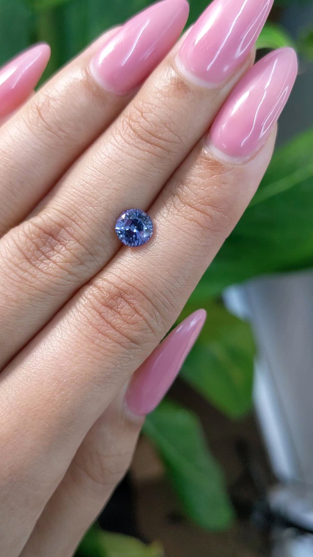 1.34 Ct. Blue Sapphire from Ceylon (Sri Lanka) Size Video