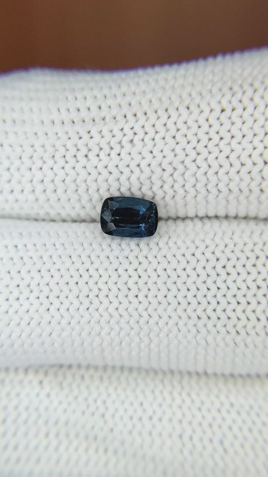 0.75 Ct. Greenish Blue Sapphire from Madagascar Size Video