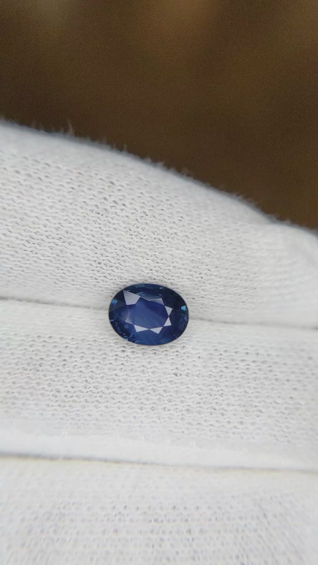 1.31 Ct. Blue Sapphire from Madagascar Size Video
