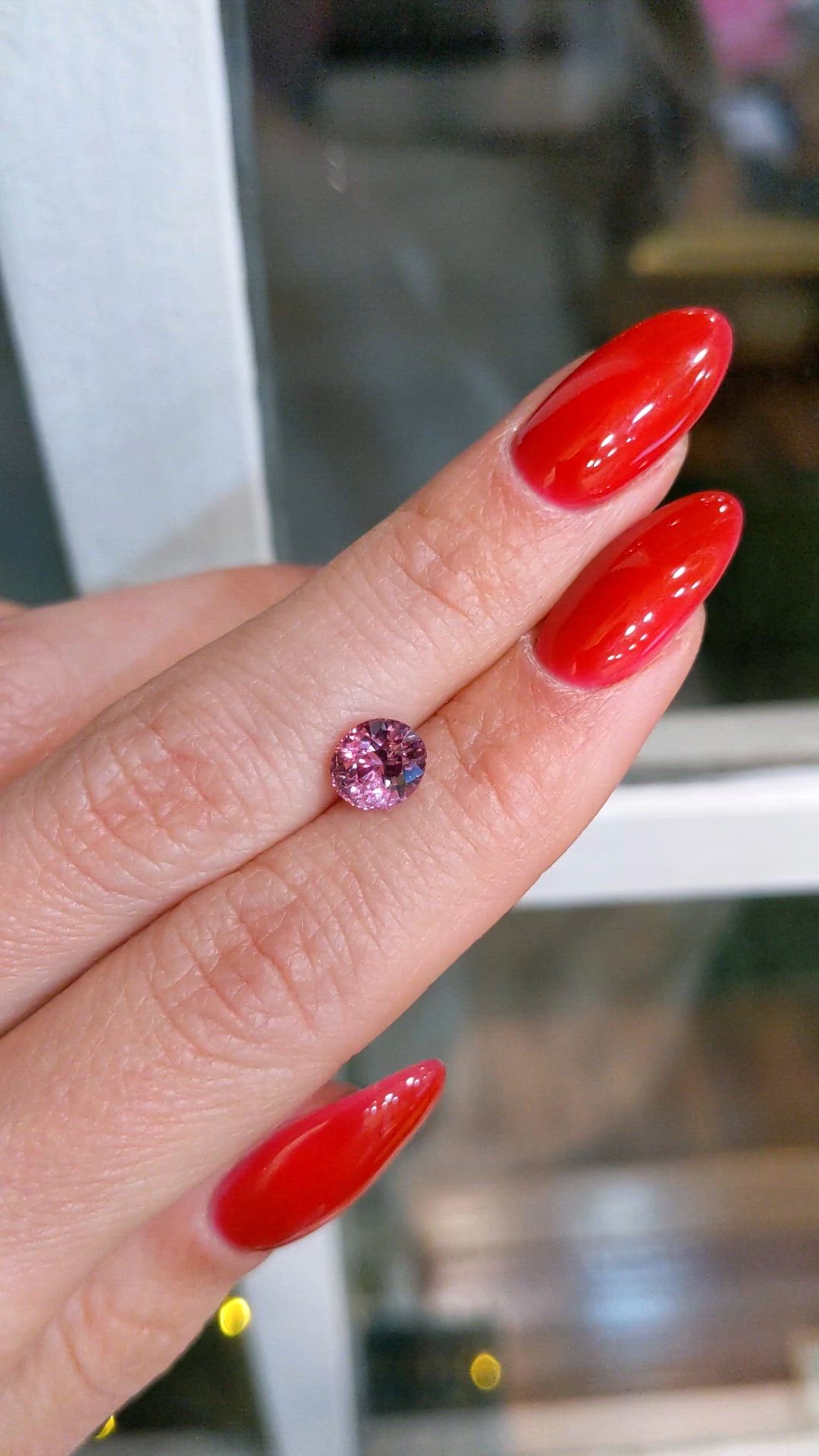 1.85 Ct. Pink Sapphire from Ceylon (Sri Lanka) Size Video