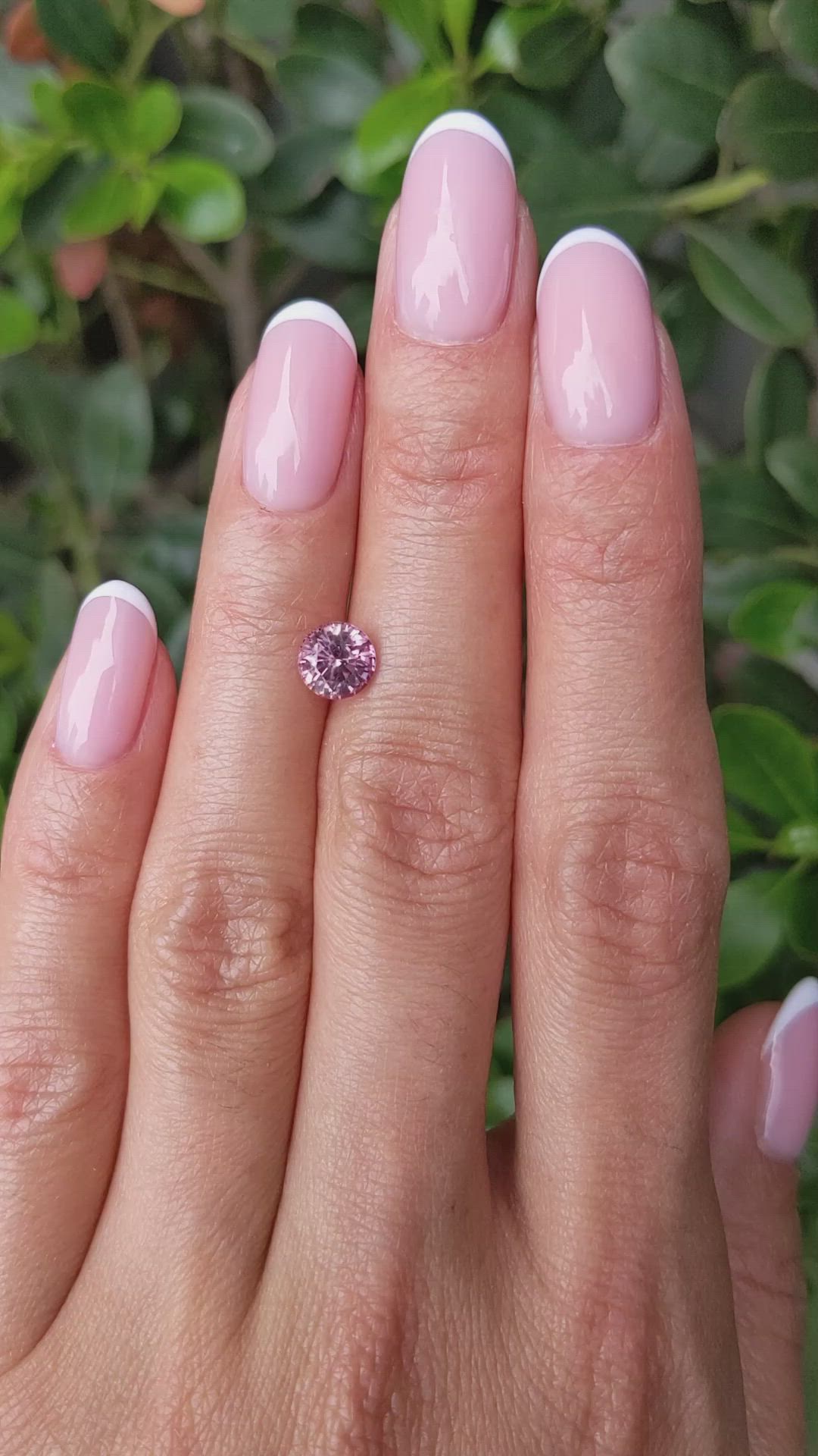 1.46 Ct. Purplish Pink Sapphire from Ceylon (Sri Lanka) Size Video