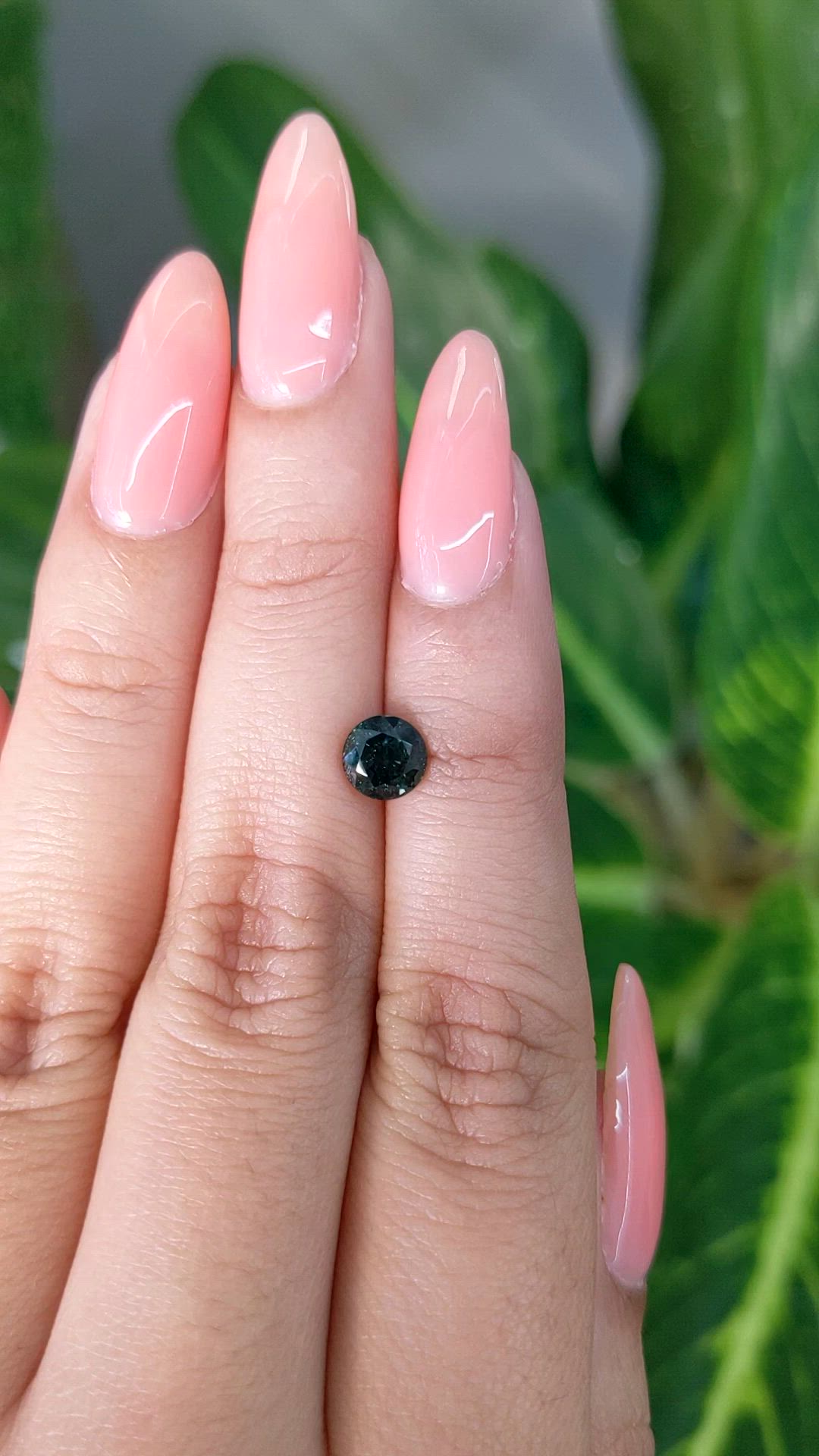 1.20 Ct. Bluish Green Sapphire from Madagascar Size Video