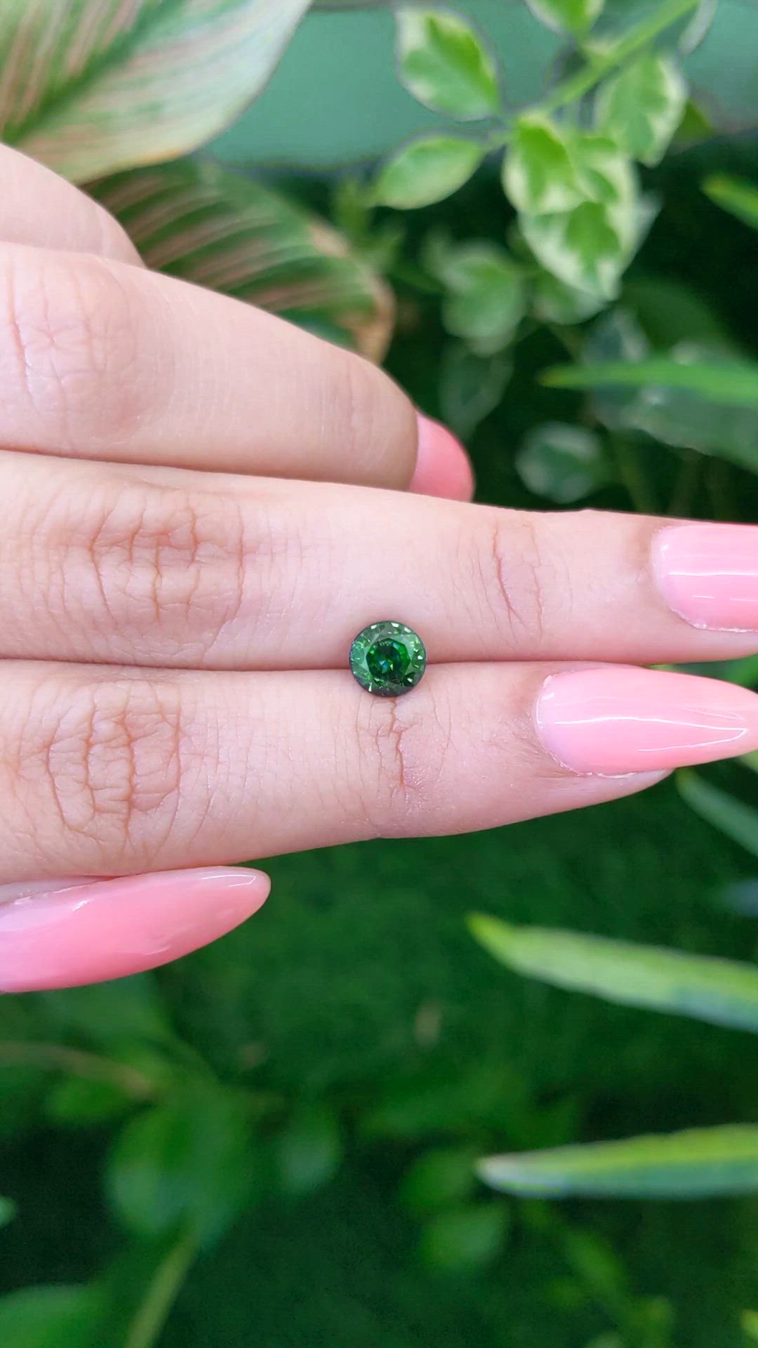 1.18 Ct. Green Sapphire from Madagascar Size Video