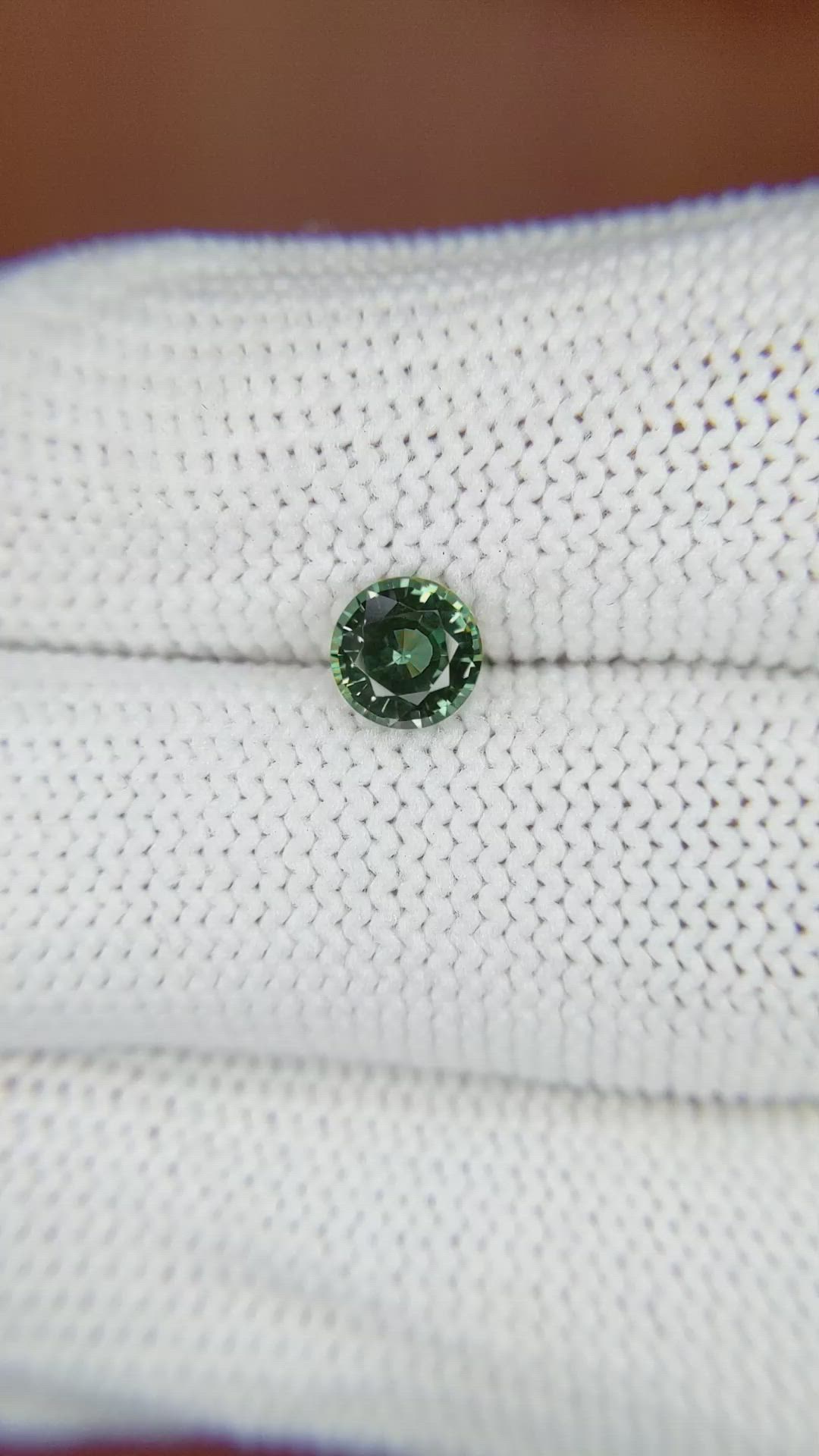0.99 Ct. Green Sapphire from Madagascar Size Video
