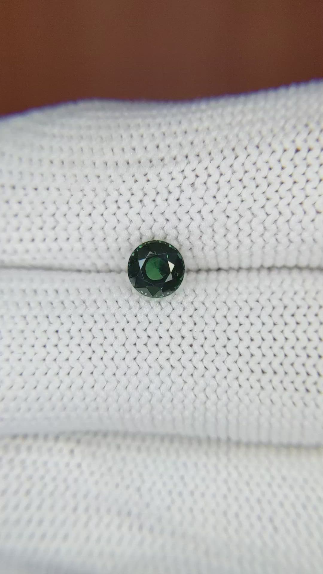 0.88 Ct. Green Sapphire from Madagascar Size Video