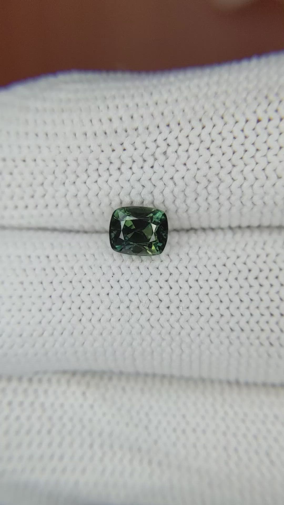 1.12 Ct. Green Sapphire from Madagascar Size Video