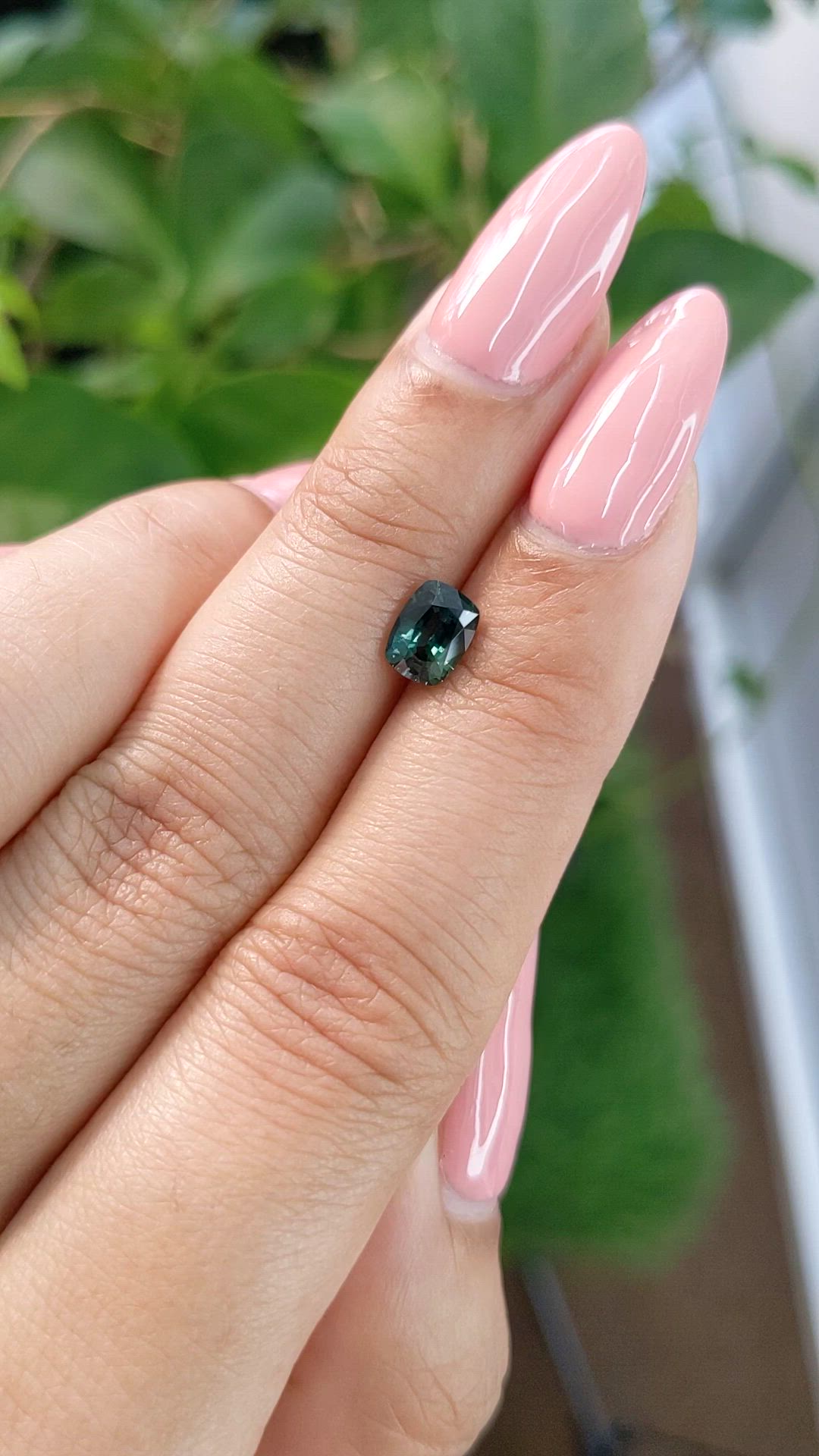 0.99 Ct. Green Sapphire from Madagascar Size Video