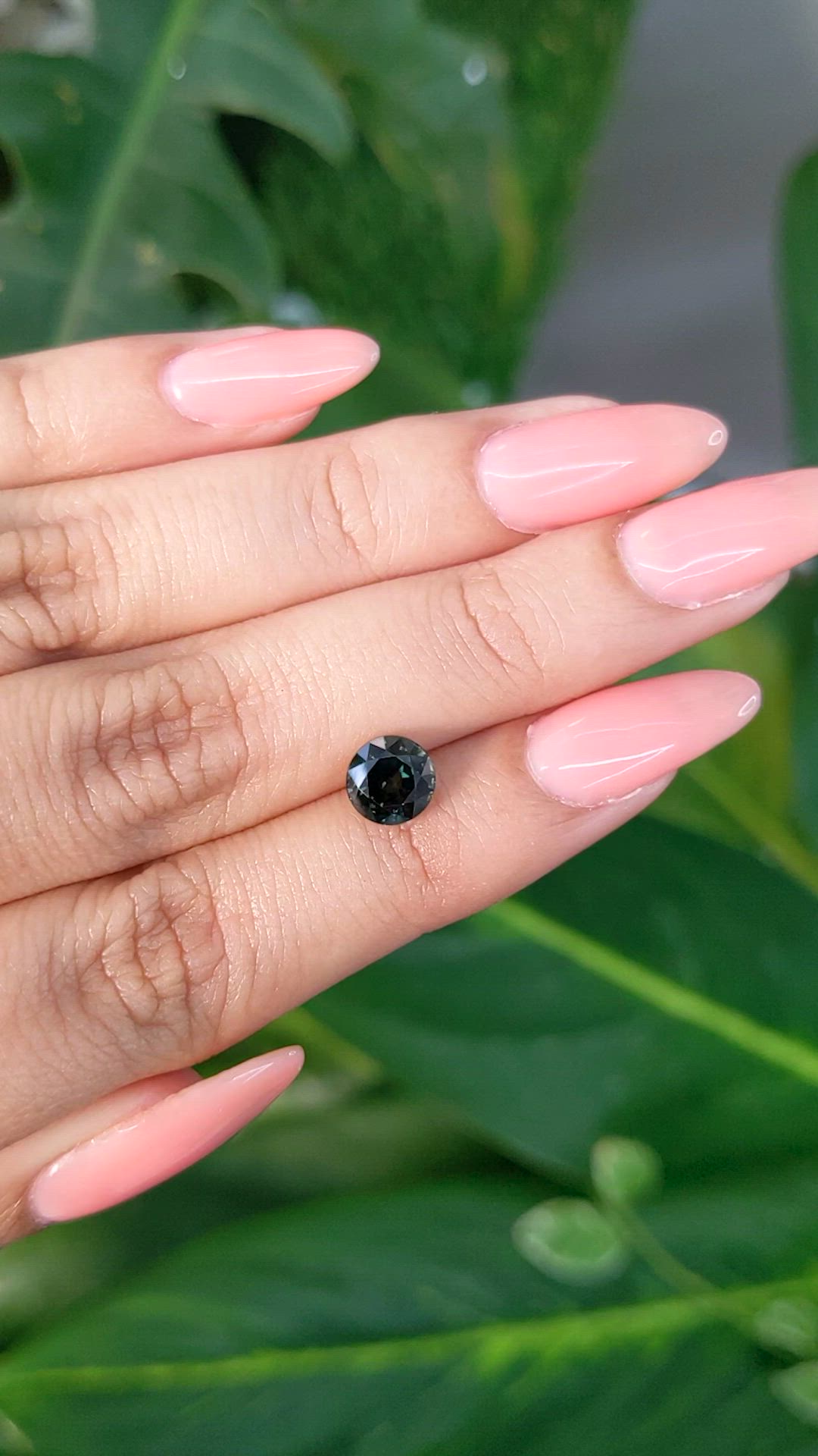 1.84 Ct. Greenish Blue Sapphire from Madagascar Size Video