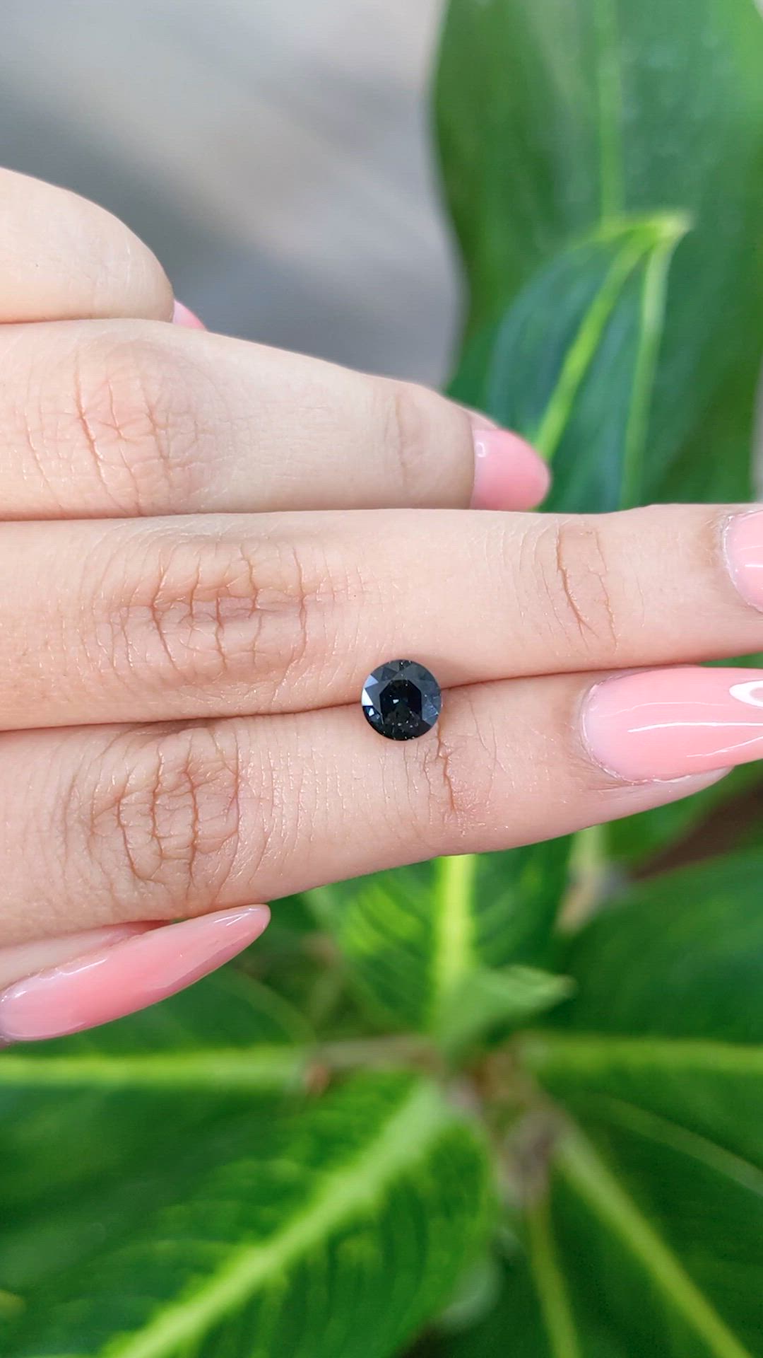 1.39 Ct. Greenish Blue Sapphire from Madagascar Size Video