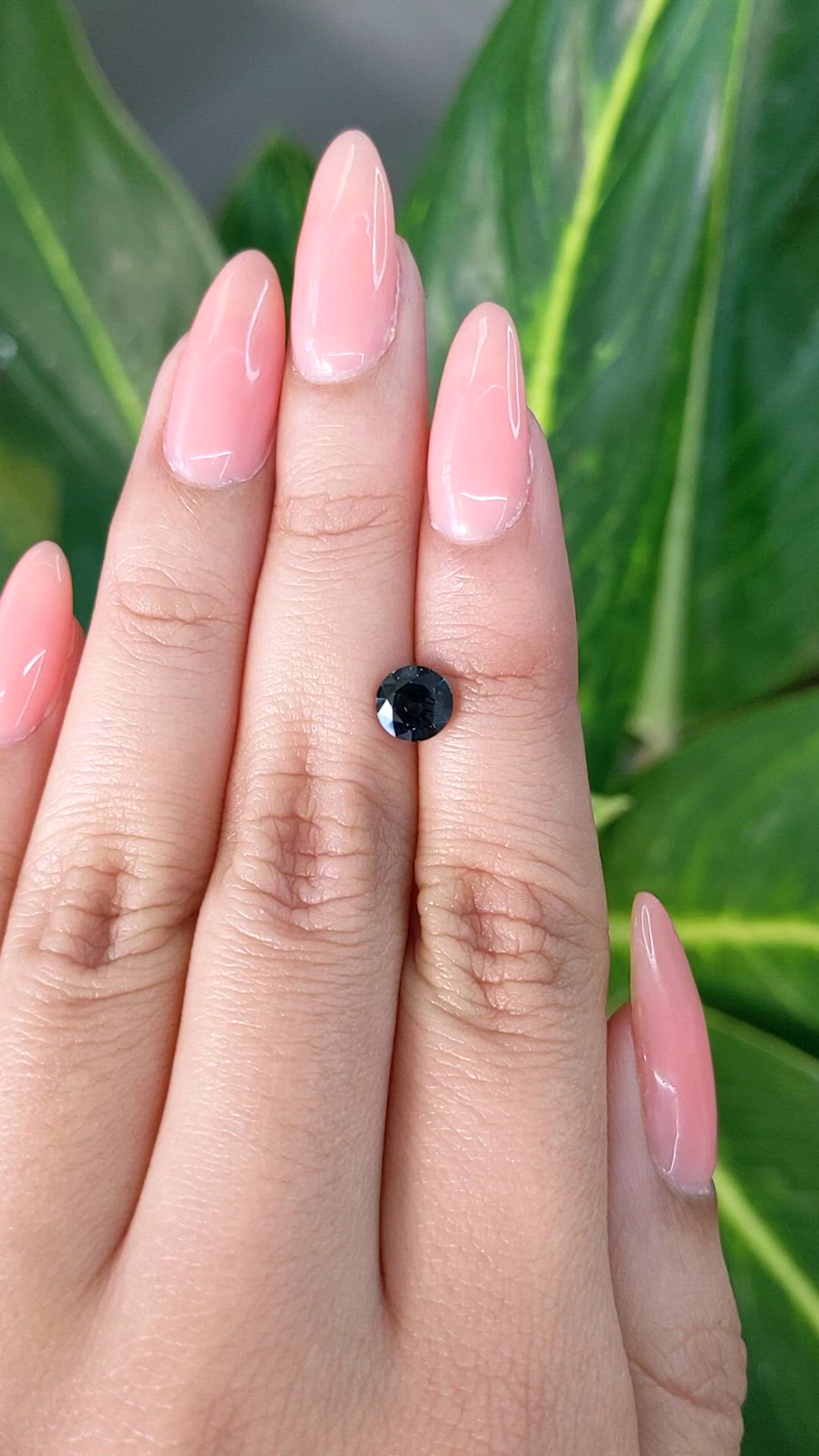 1.39 Ct. Greenish Blue Sapphire from Madagascar Size Video