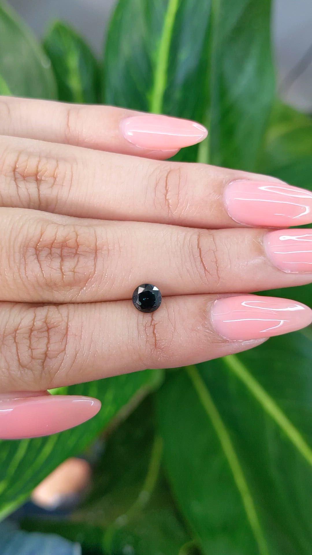 1.01 Ct. Greenish Blue Sapphire from Madagascar Size Video