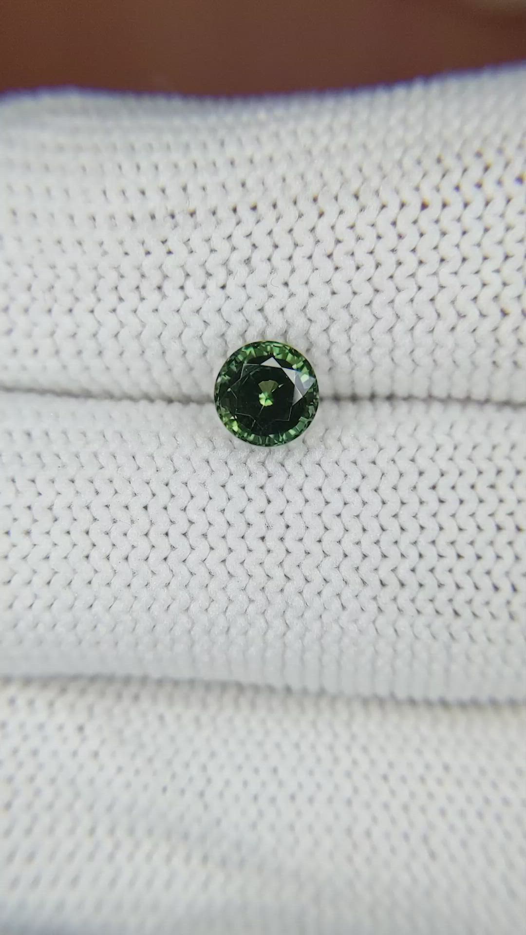 0.94 Ct. Green Sapphire from Madagascar Size Video