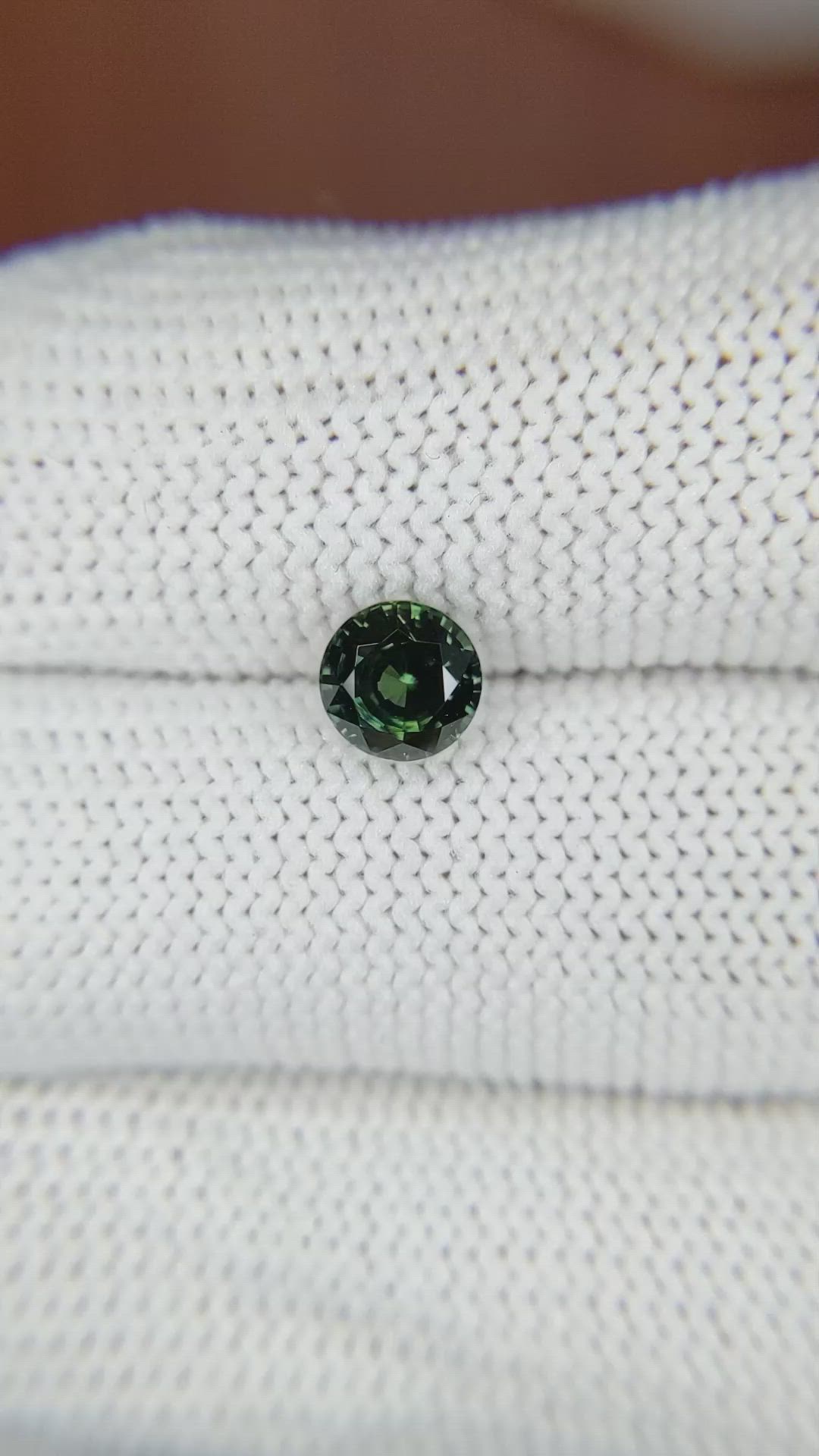 1.14 Ct. Green Sapphire from Madagascar Size Video