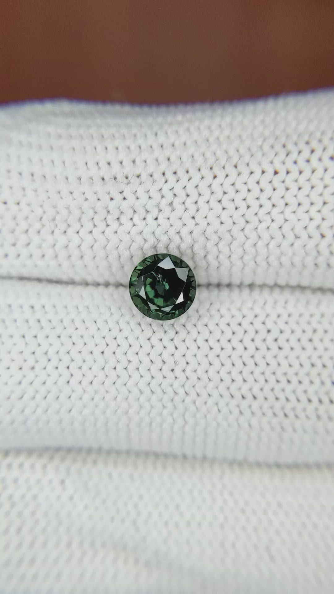 1.22 Ct. Green Sapphire from Madagascar Size Video
