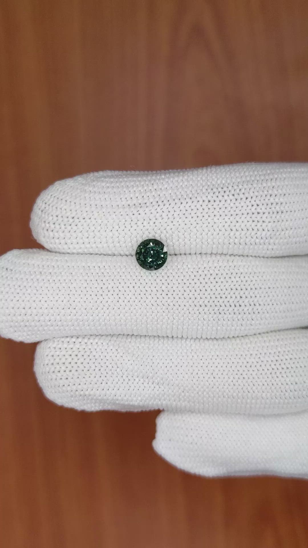 1.22 Ct. Green Sapphire from Madagascar Size Video