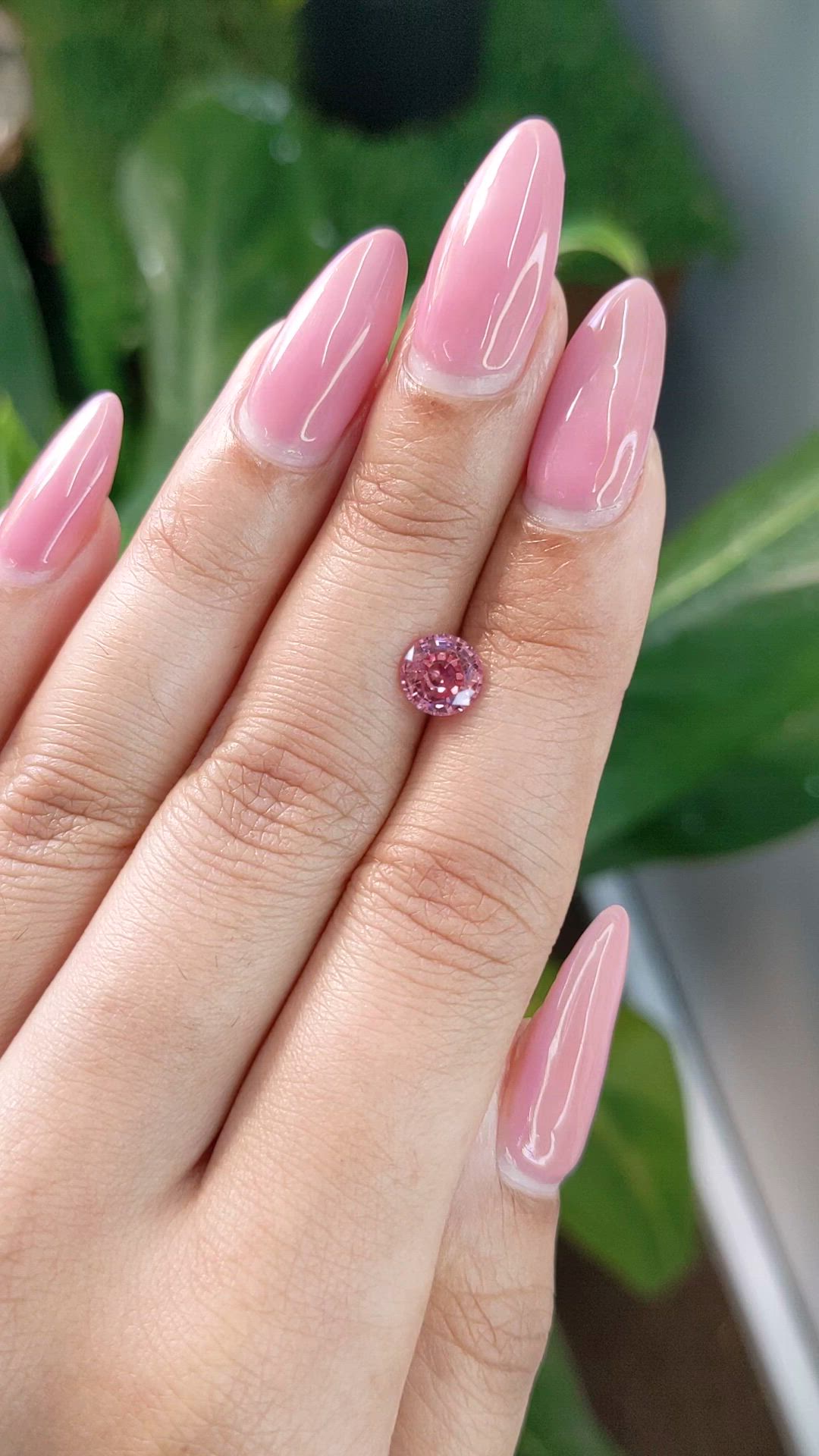 1.20 Ct. Pink Sapphire from Madagascar Size Video