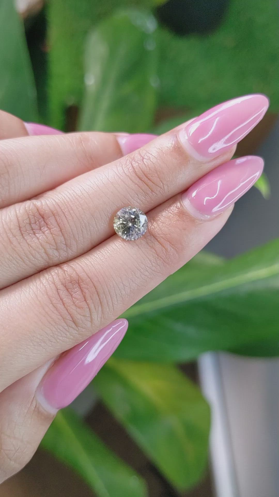 2.03 Ct. Bi Color Sapphire from Ceylon (Sri Lanka) Size Video