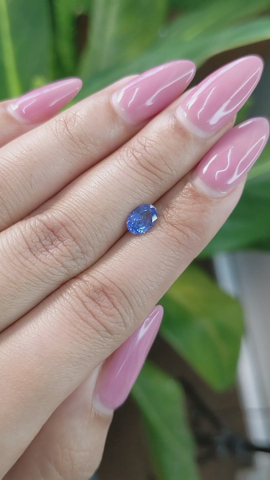 1.04 Ct. Blue Sapphire from Ceylon (Sri Lanka) Size Video