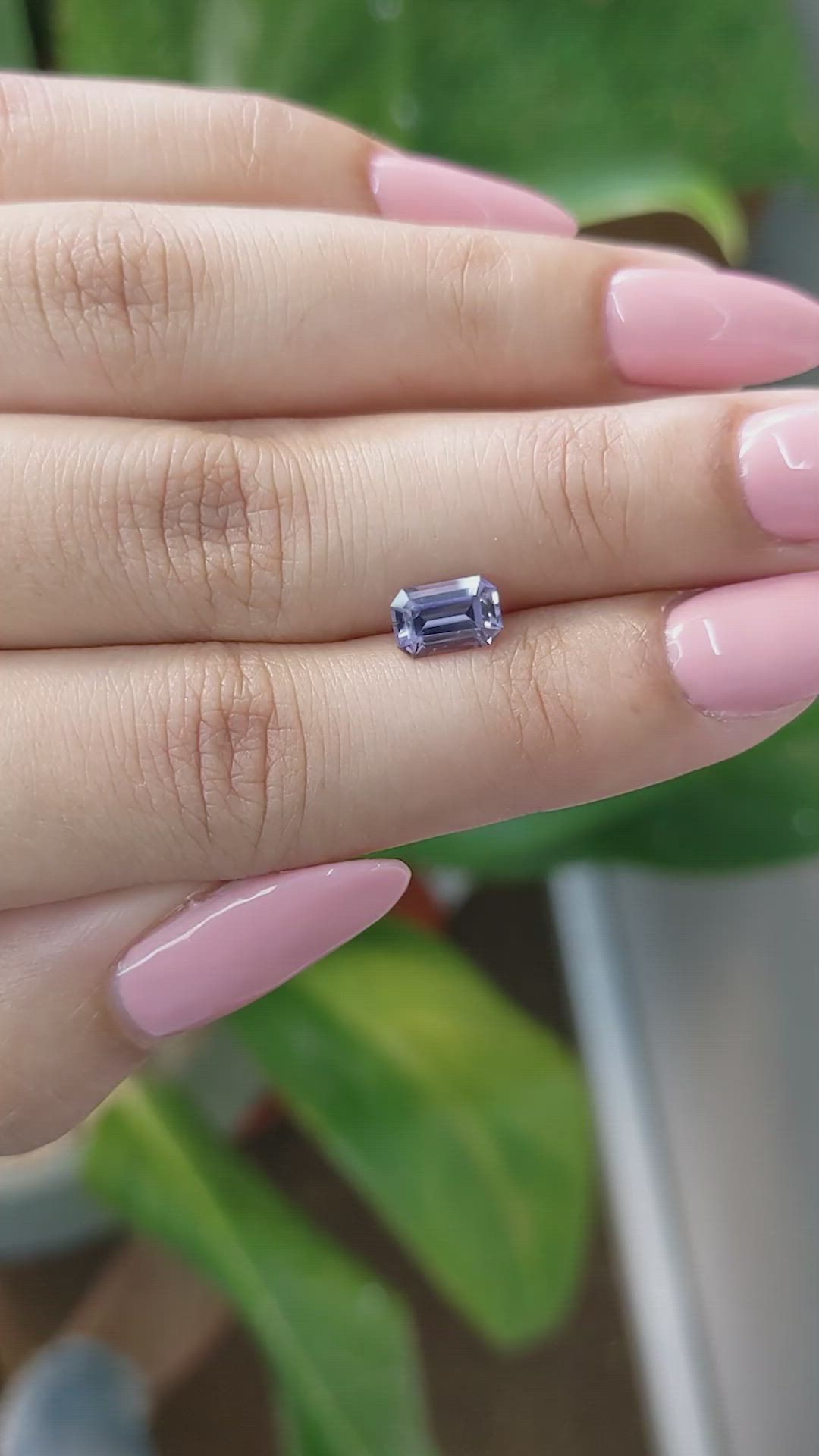 1.24 Ct. Purple Sapphire from Ceylon (Sri Lanka) Size Video