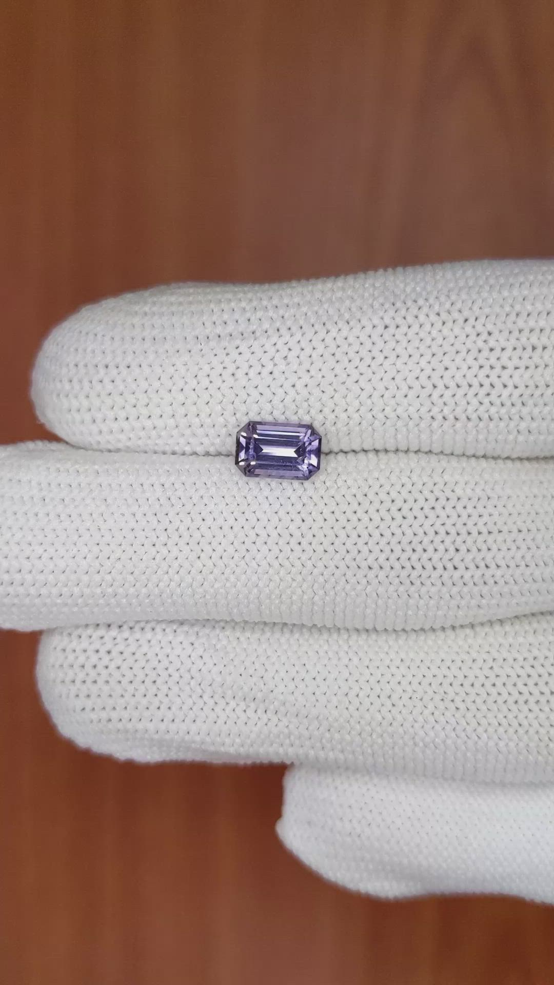 1.24 Ct. Purple Sapphire from Ceylon (Sri Lanka) Size Video