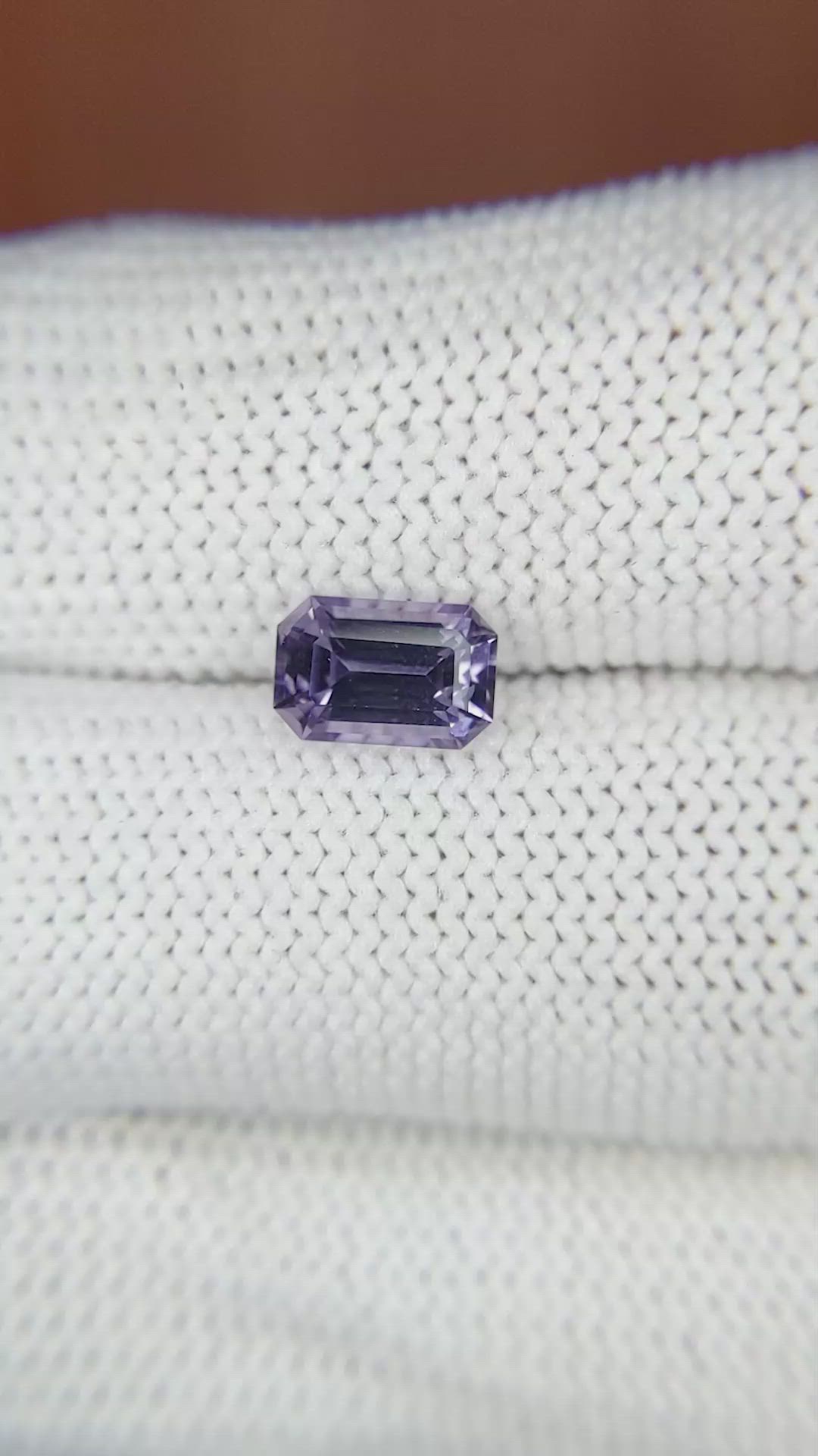 1.24 Ct. Purple Sapphire from Ceylon (Sri Lanka) Size Video