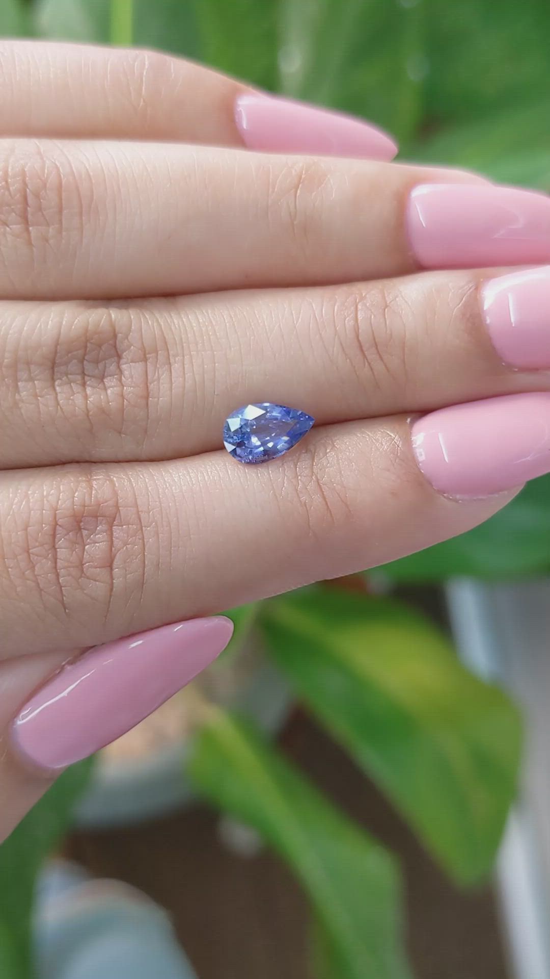 1.17 Ct. Blue Sapphire from Ceylon (Sri Lanka) Size Video