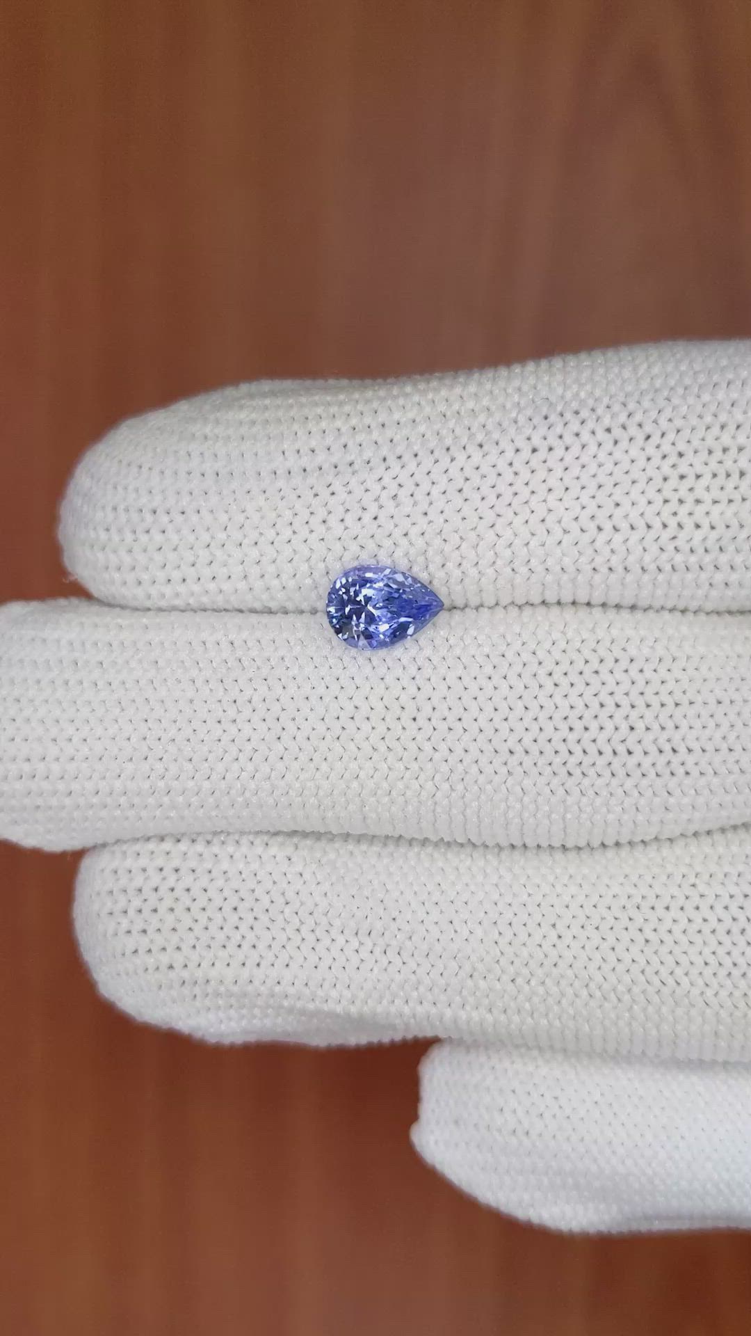 1.34 Ct. Blue Sapphire from Ceylon (Sri Lanka) Size Video