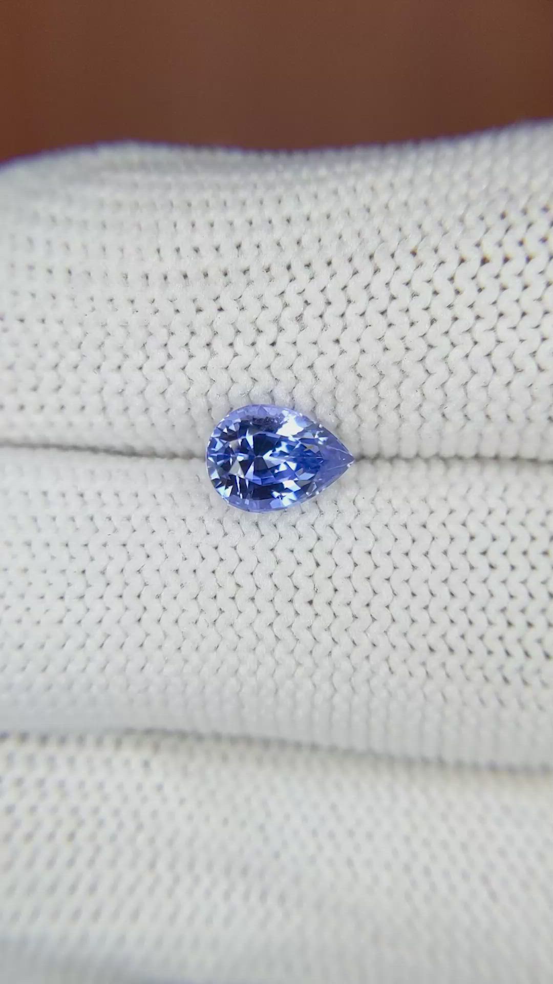 1.34 Ct. Blue Sapphire from Ceylon (Sri Lanka) Size Video