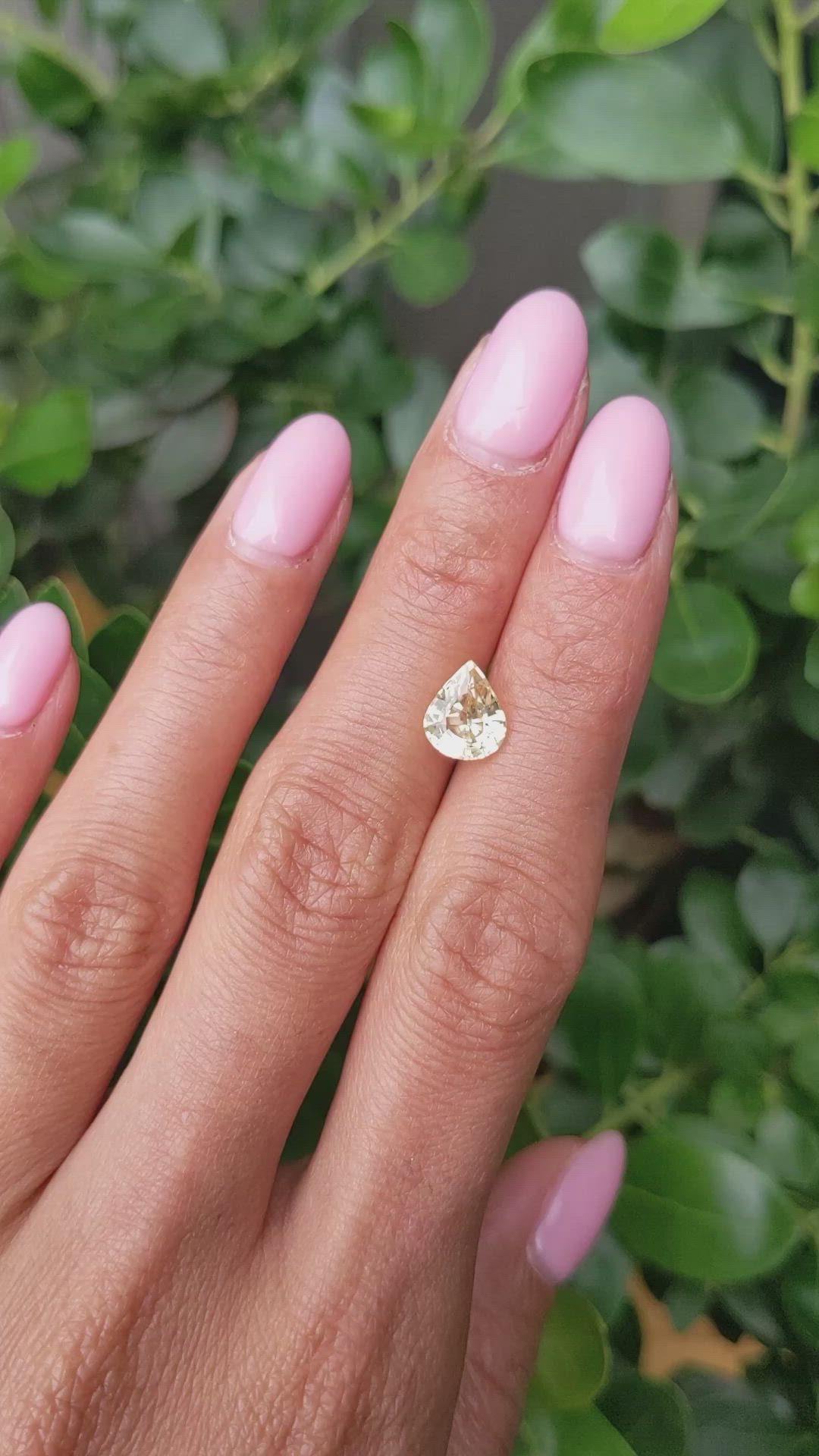 2.29 Ct. Yellow Sapphire from Ceylon (Sri Lanka) Size Video