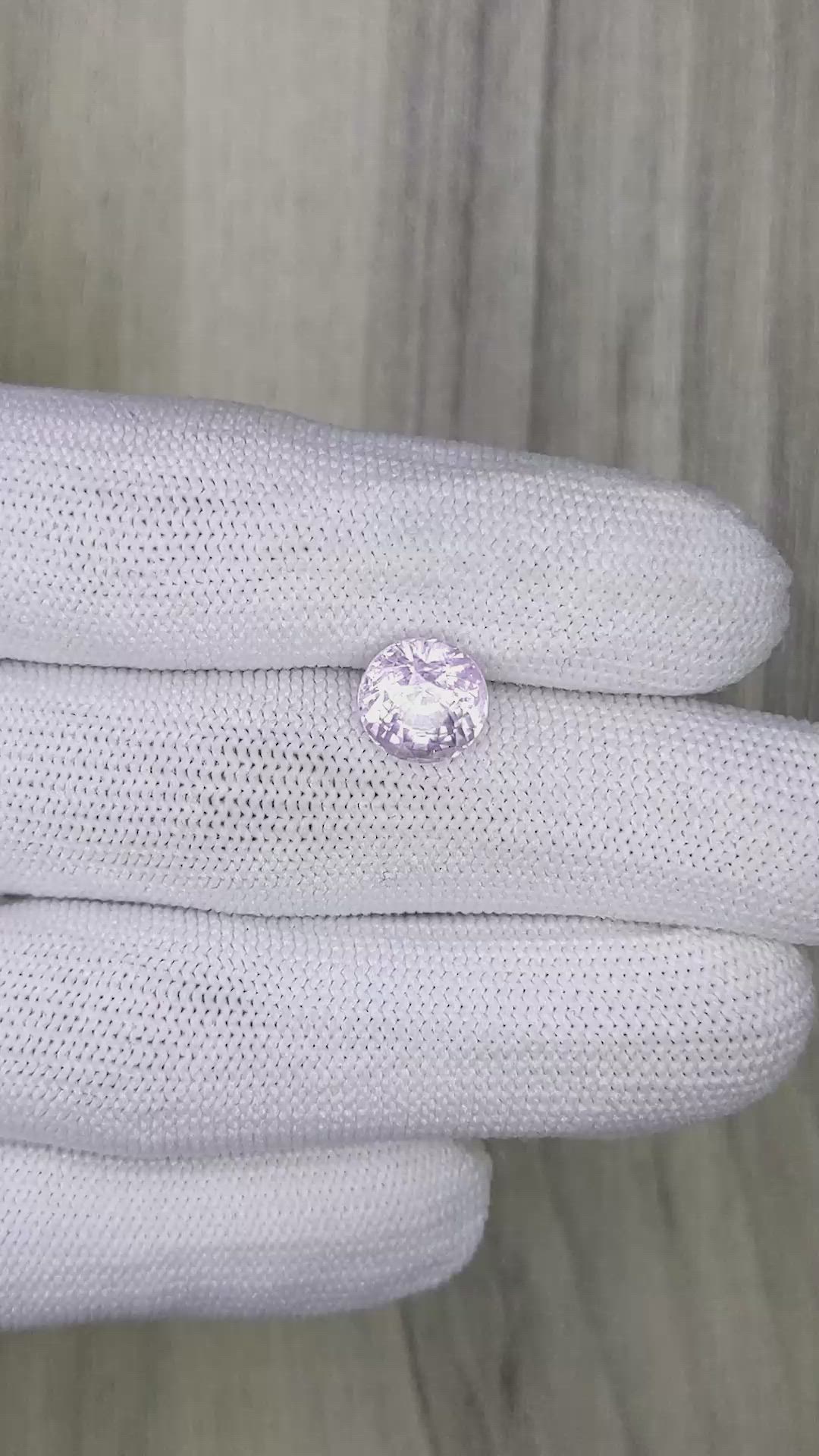 4.01 Ct. Pink Sapphire from Ceylon (Sri Lanka) Size Video