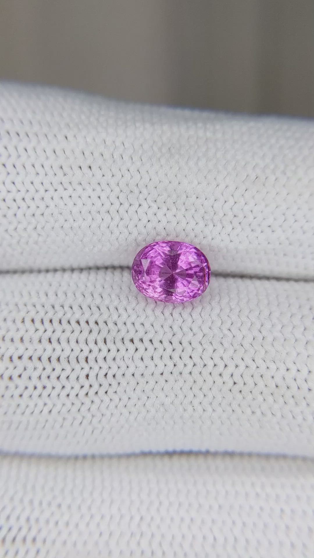 1.68 Ct. Purple Sapphire from Ceylon (Sri Lanka) Size Video