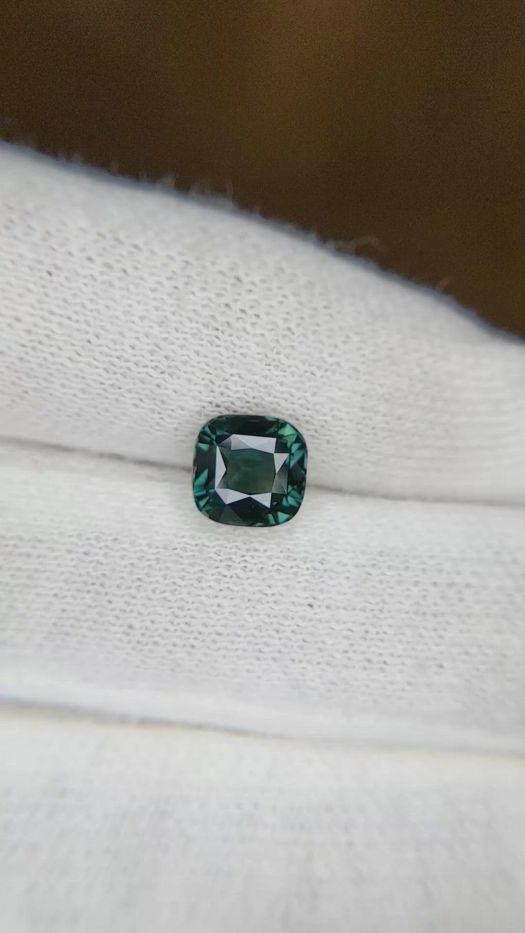 2.00 Ct. Greenish Blue Sapphire from Madagascar Size Video