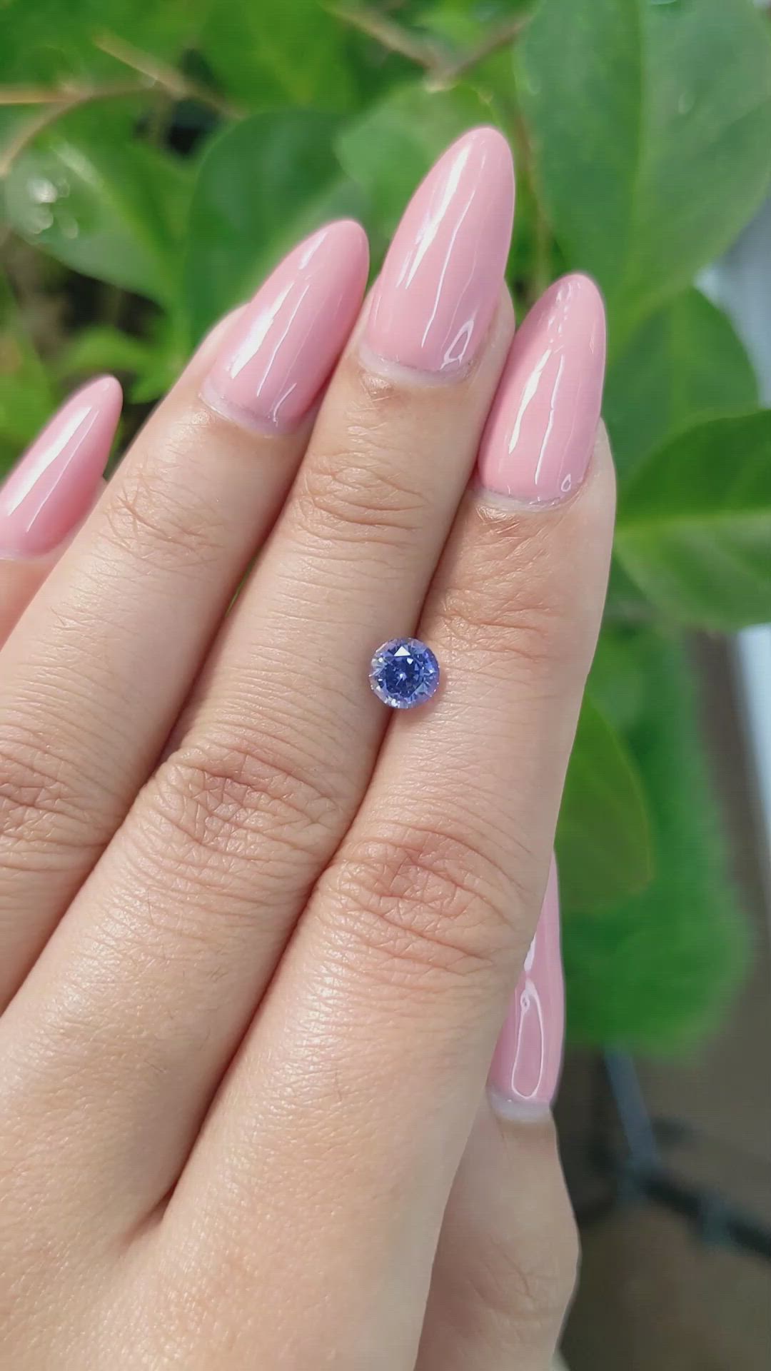 0.96 Ct. Blue Sapphire from Ceylon (Sri Lanka) Size Video