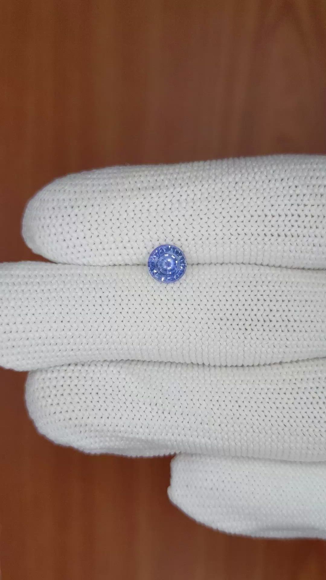 0.93 Ct. Blue Sapphire from Ceylon (Sri Lanka) Size Video