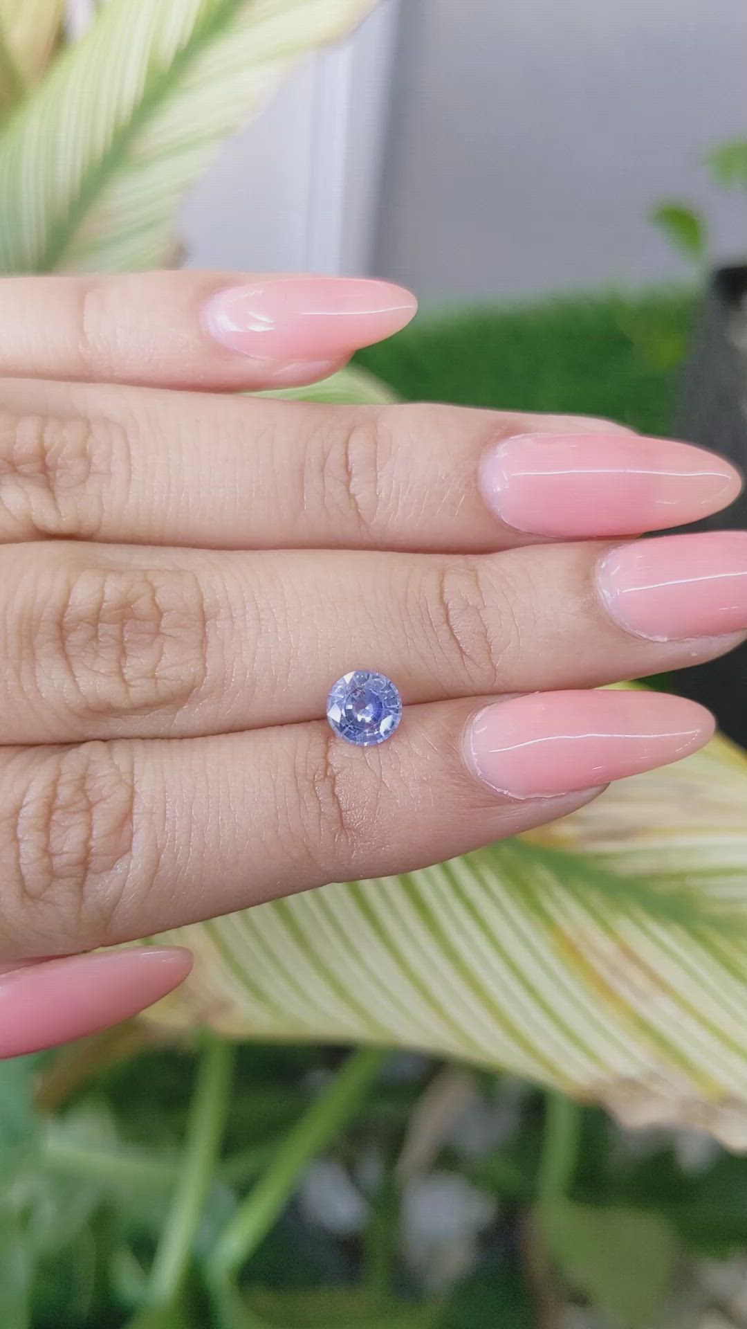 0.93 Ct. Blue Sapphire from Ceylon (Sri Lanka) Size Video