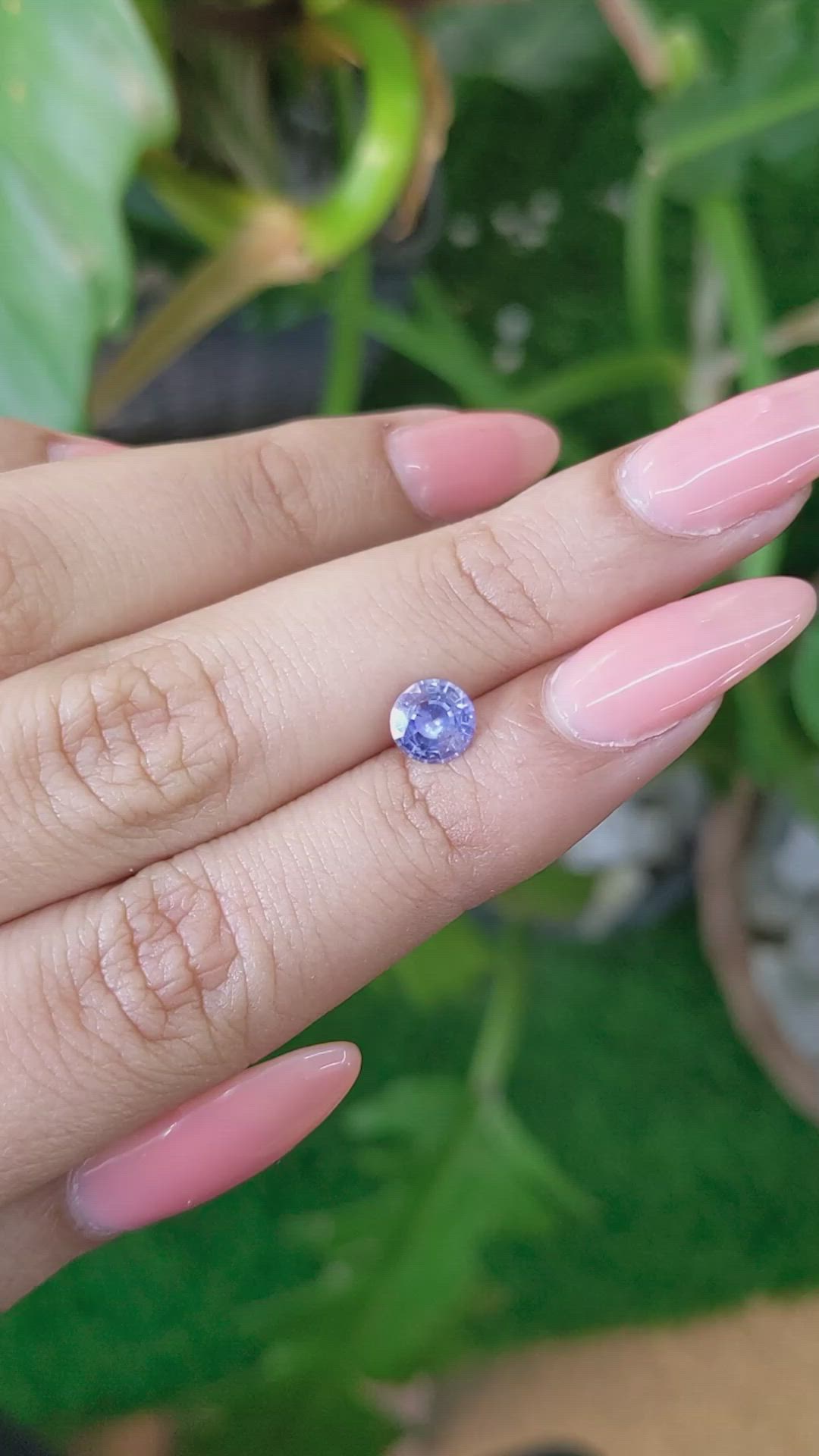 0.93 Ct. Blue Sapphire from Ceylon (Sri Lanka) Size Video
