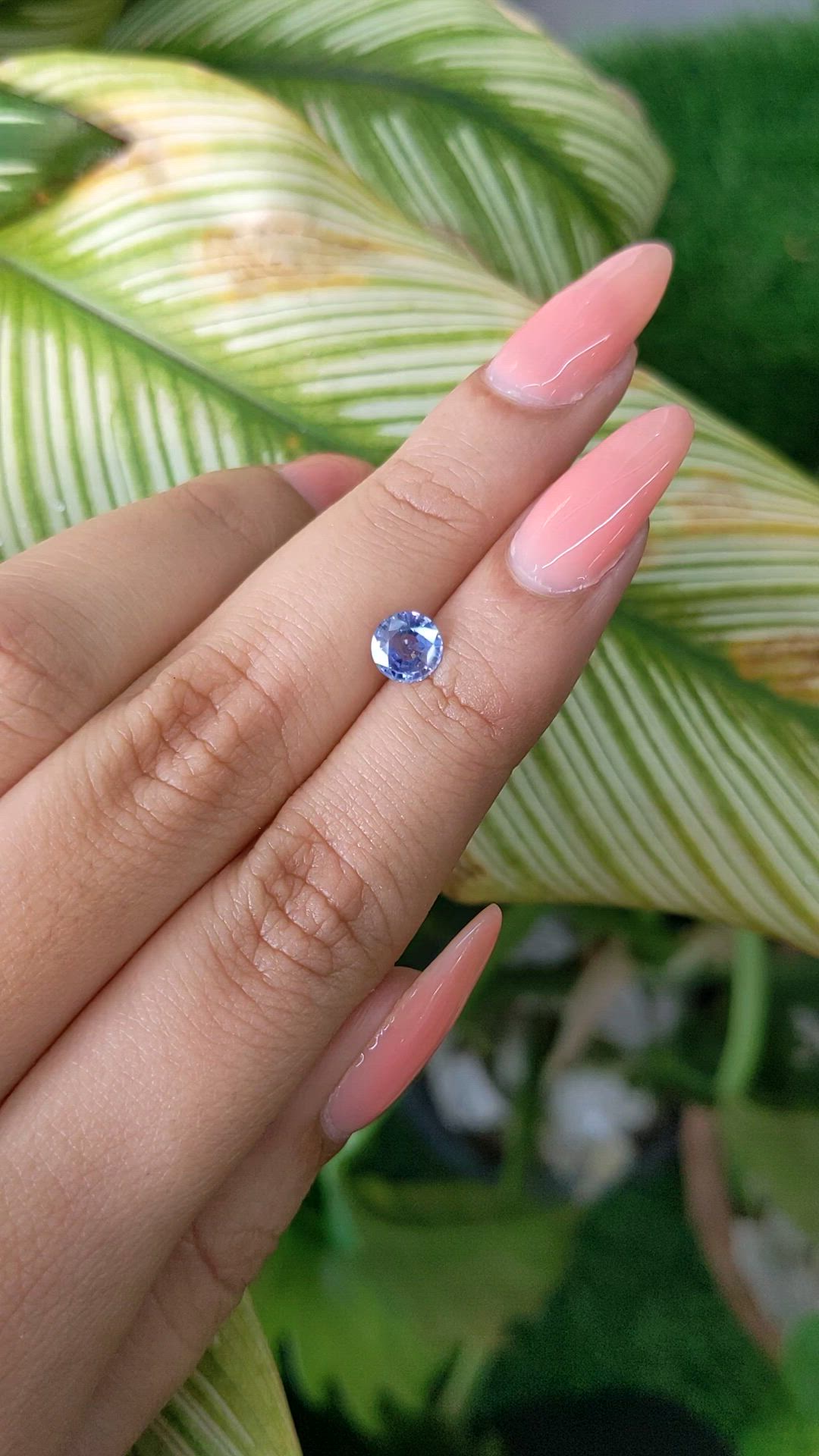 0.92 Ct. Blue Sapphire from Ceylon (Sri Lanka) Size Video