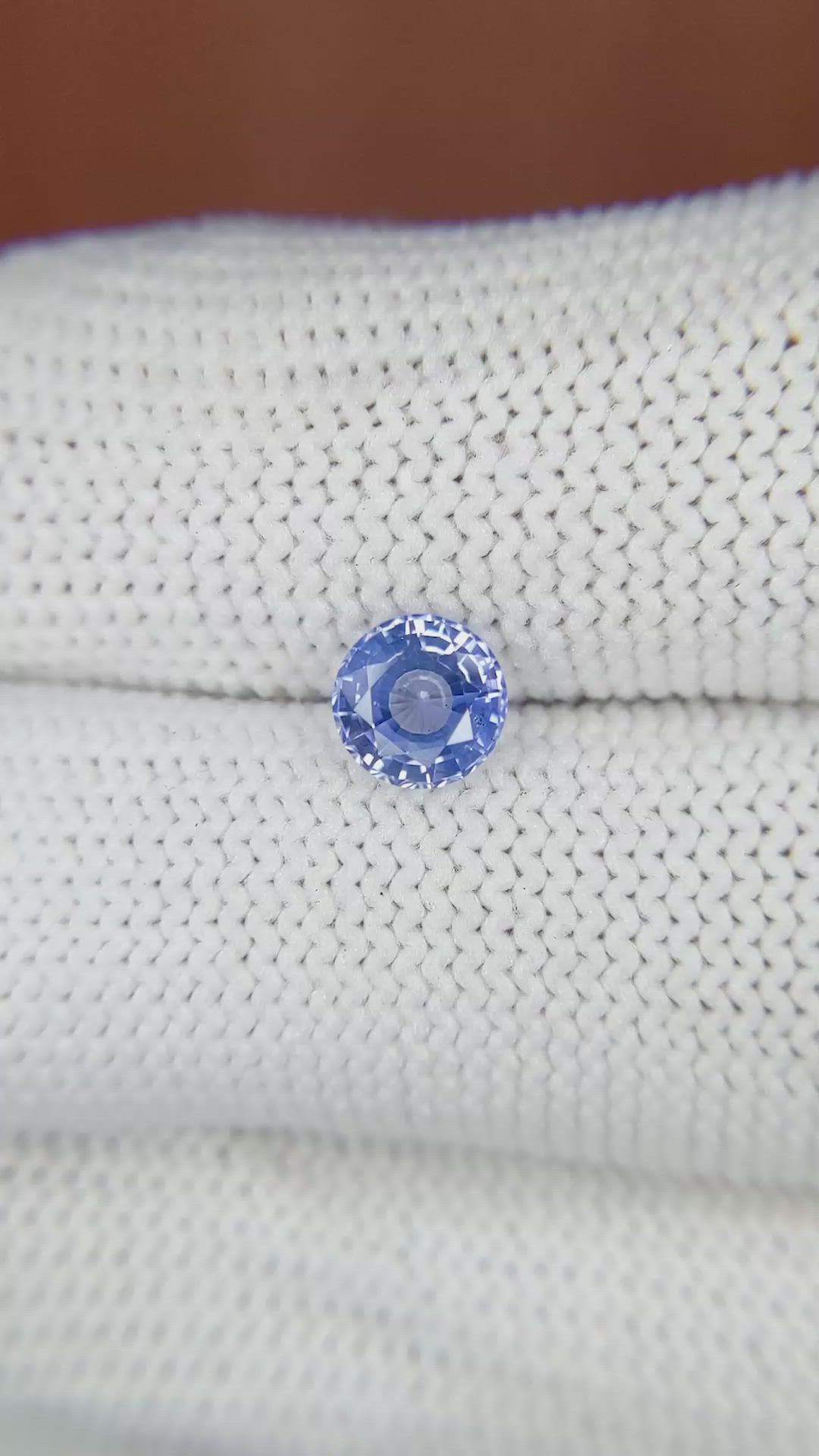 0.92 Ct. Blue Sapphire from Ceylon (Sri Lanka) Size Video