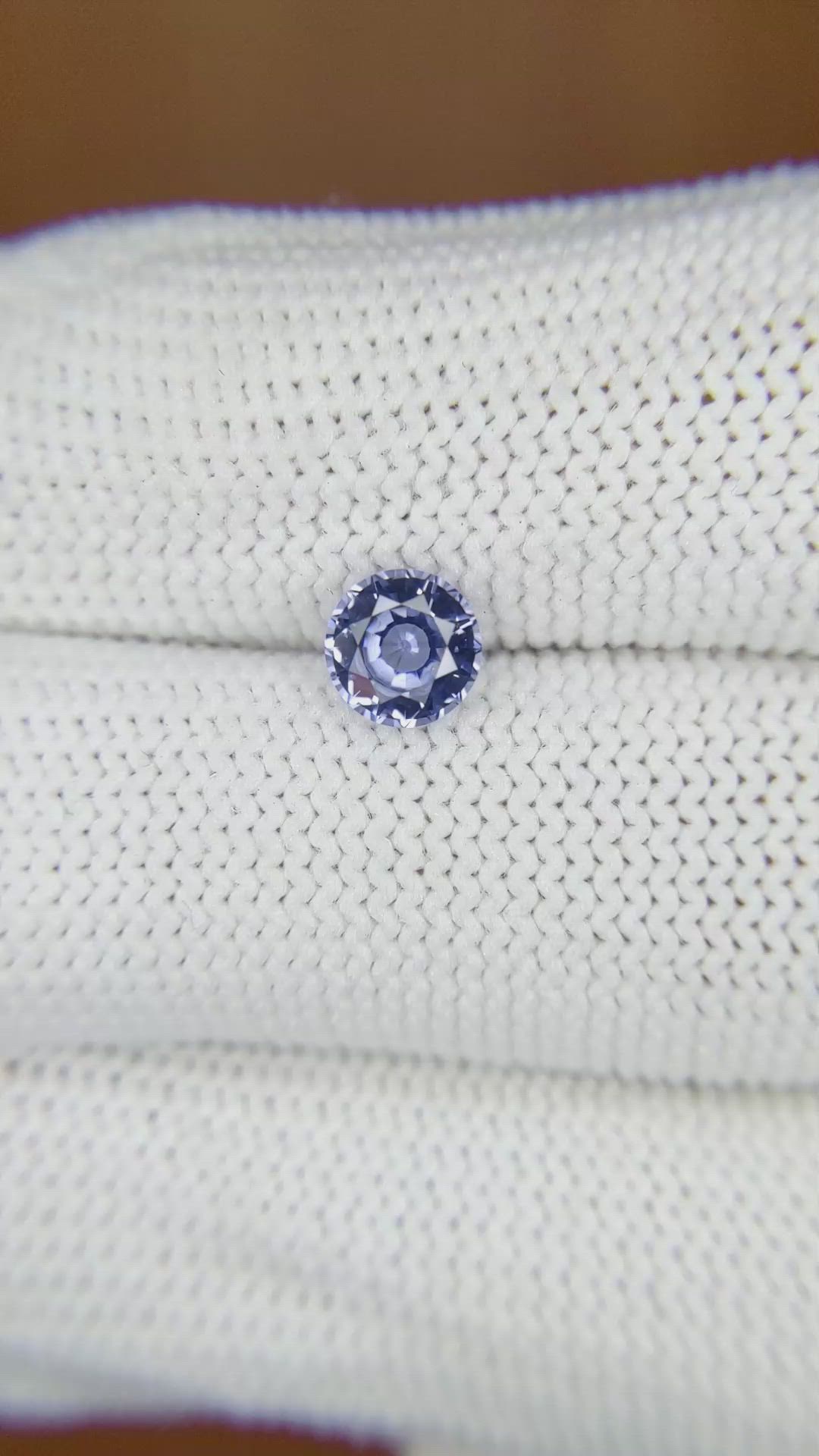 0.85 Ct. Blue Sapphire from Ceylon (Sri Lanka) Size Video