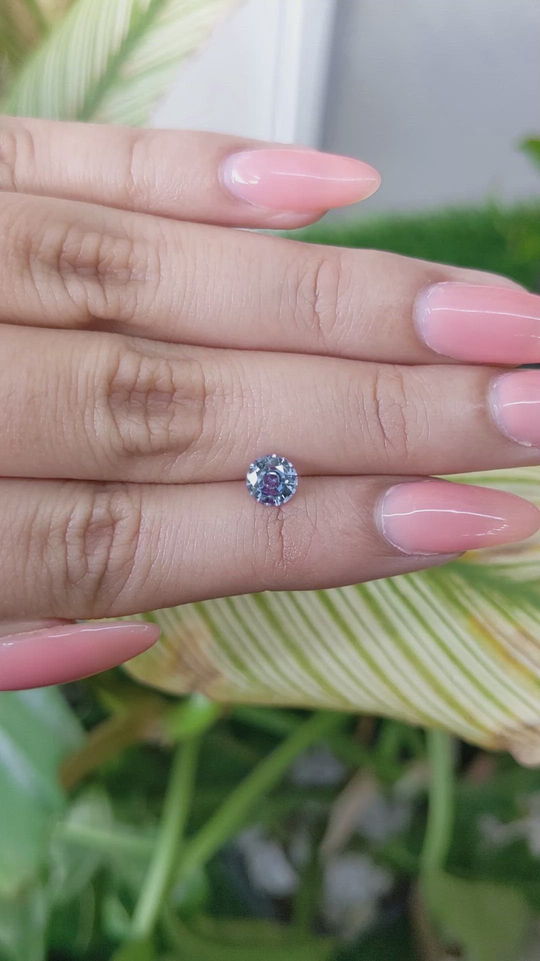 0.85 Ct. Blue Sapphire from Ceylon (Sri Lanka) Size Video