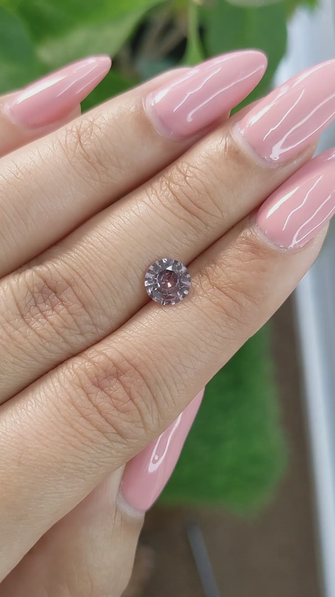 1.10 Ct. Peach Sapphire from Ceylon (Sri Lanka) Size Video